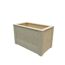 Hochbeet Fichtenholz naturfarben 115 x 70 x 65 cm