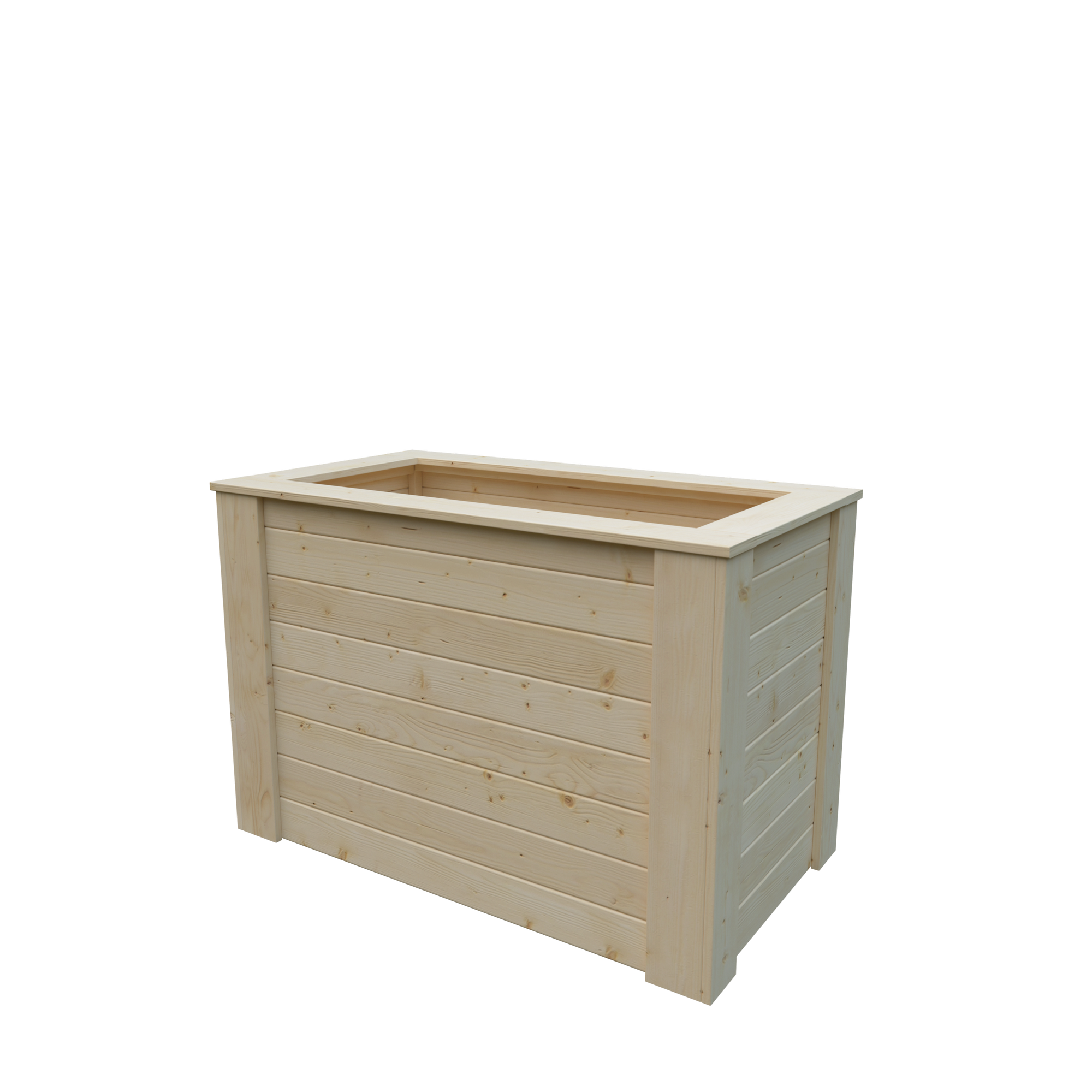 Hochbeet Fichtenholz naturfarben 104 x 70 x 59 cm