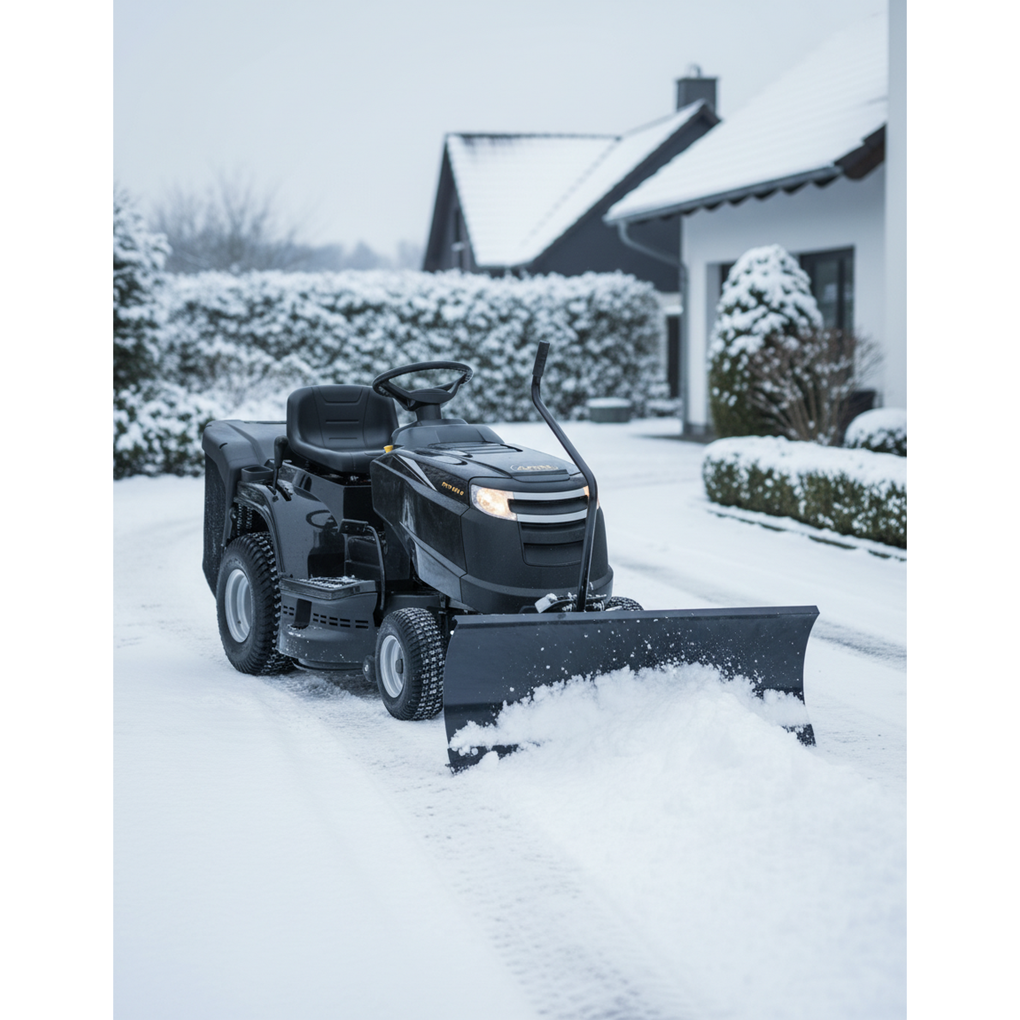 Schneeschild für Rasentraktoren 107 cm