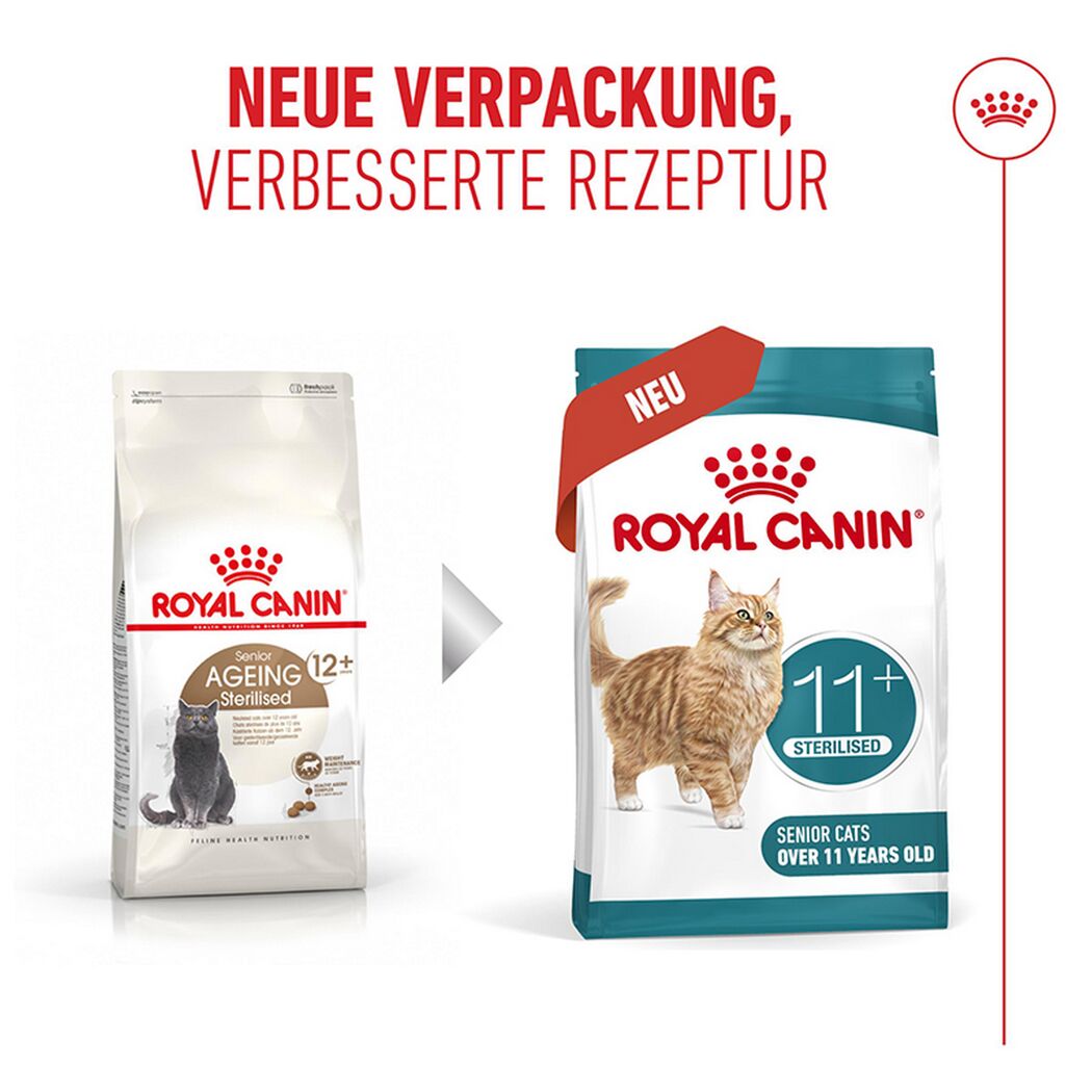 Katzentrockenfutter 'Ageing 11+ Sterilised' Senior 4 kg