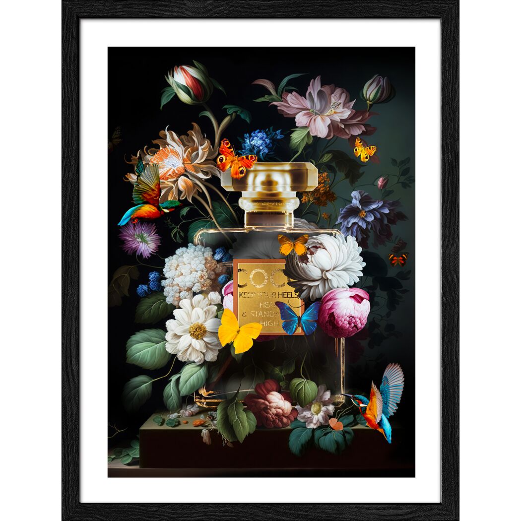 Kunstdruck Framed-Art Slim Scandic 'Essences V' 33 x 43 cm gerahmt