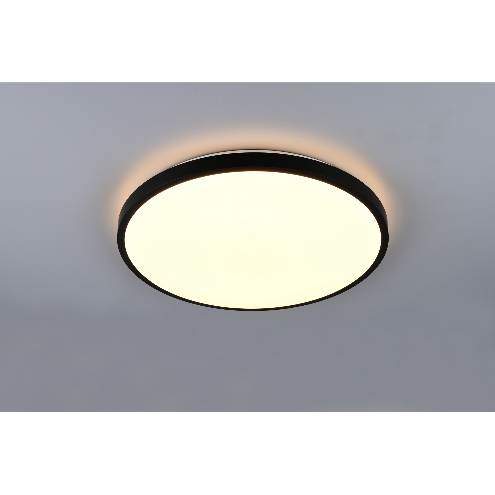 Deckenleuchte 'Slope' mattschwarz Ø 49 cm