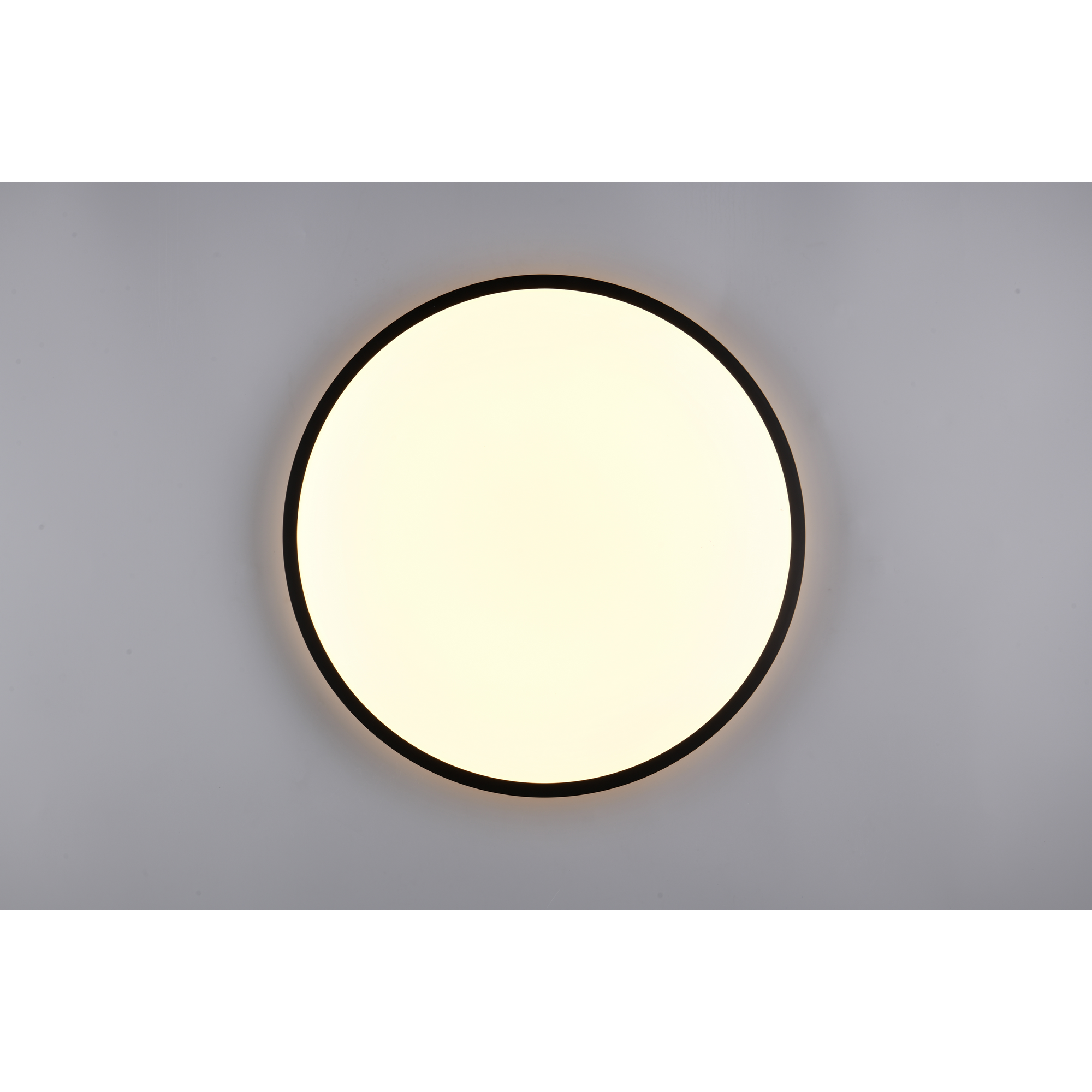 Deckenleuchte 'Slope' mattschwarz Ø 49 cm