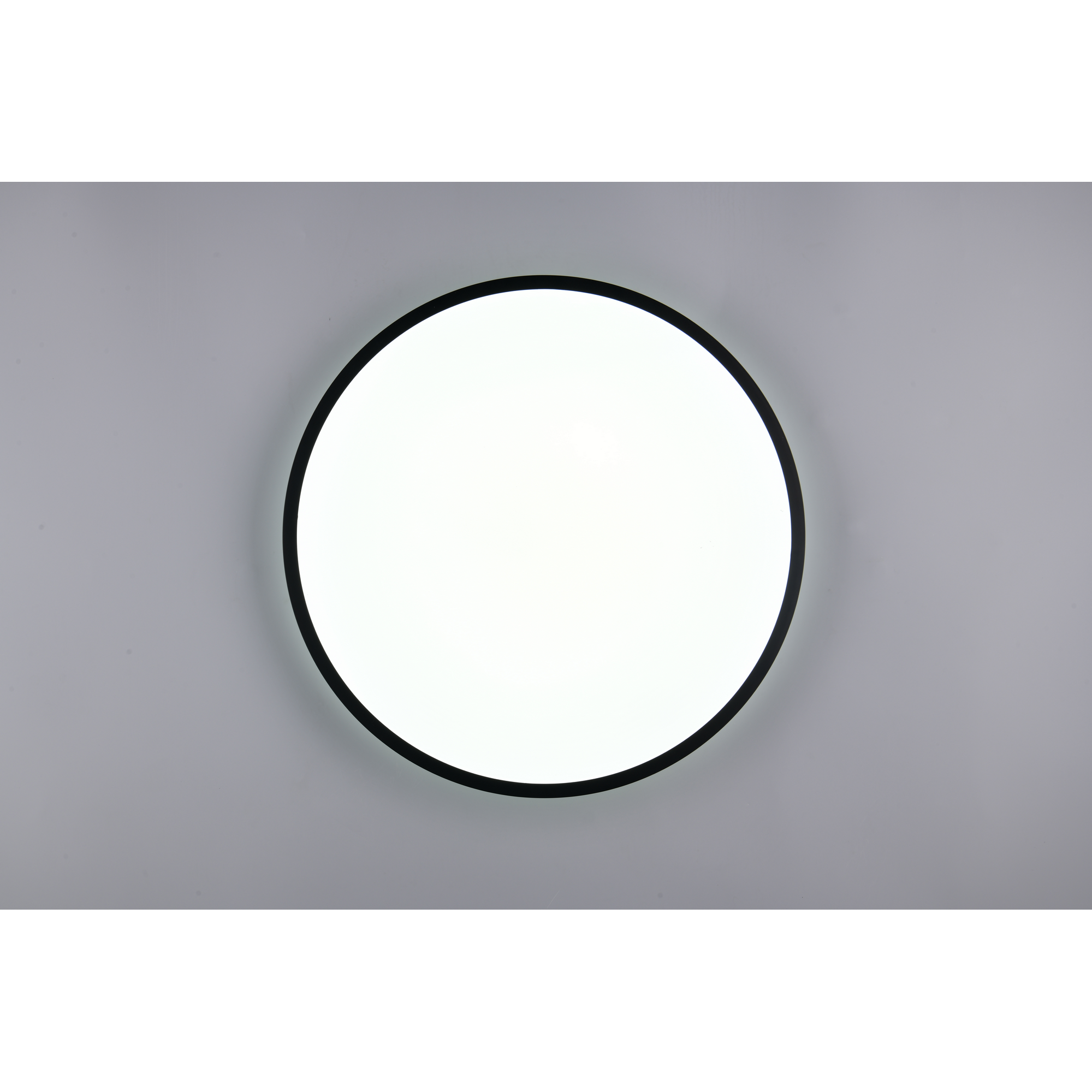 Deckenleuchte 'Slope' mattschwarz Ø 49 cm