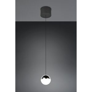 Pendelleuchte 'Senta' chromfarben Ø 12 cm