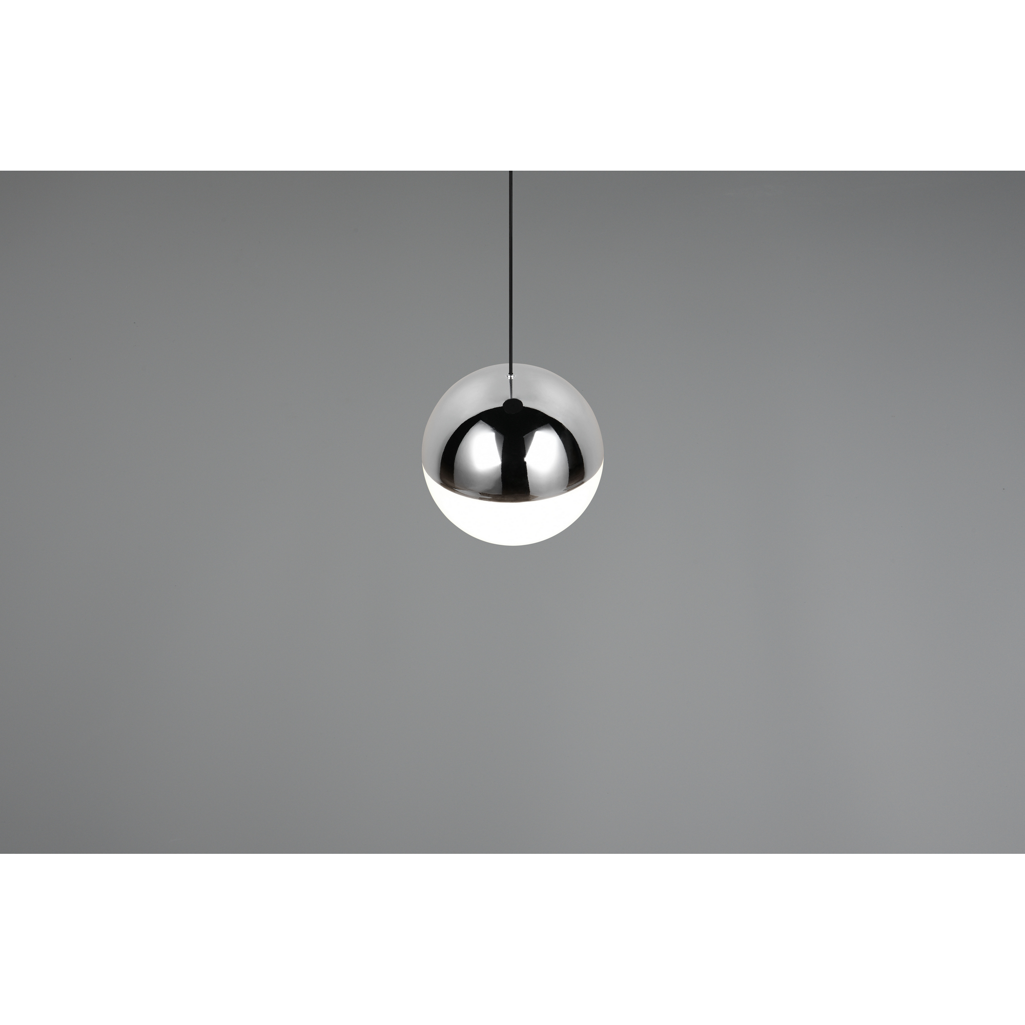 Pendelleuchte 'Senta' chromfarben Ø 12 cm