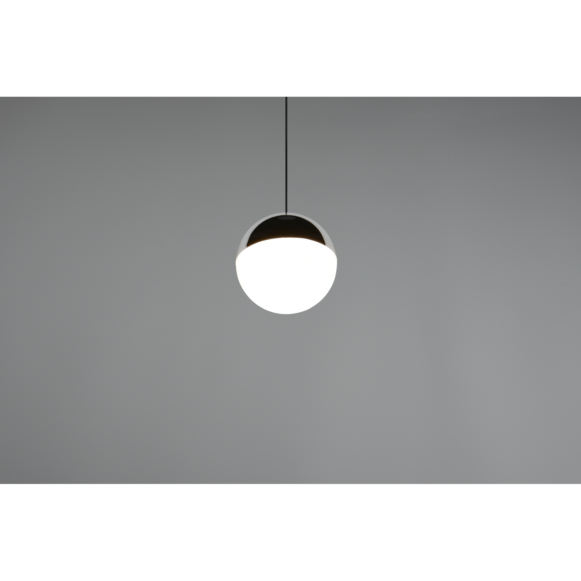 Pendelleuchte 'Senta' chromfarben Ø 12 cm