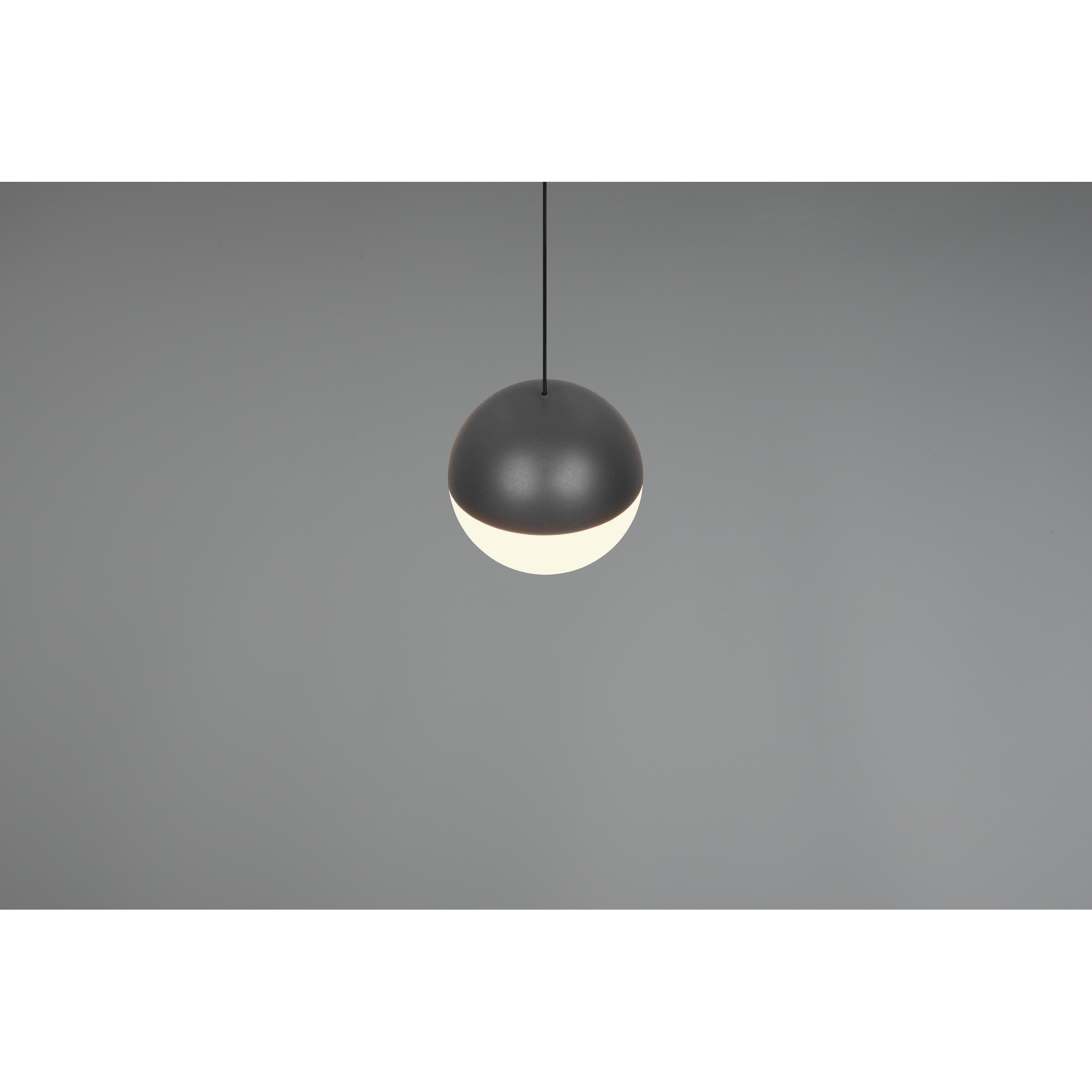 Pendelleuchte 'Senta' anthrazit Ø 12 cm