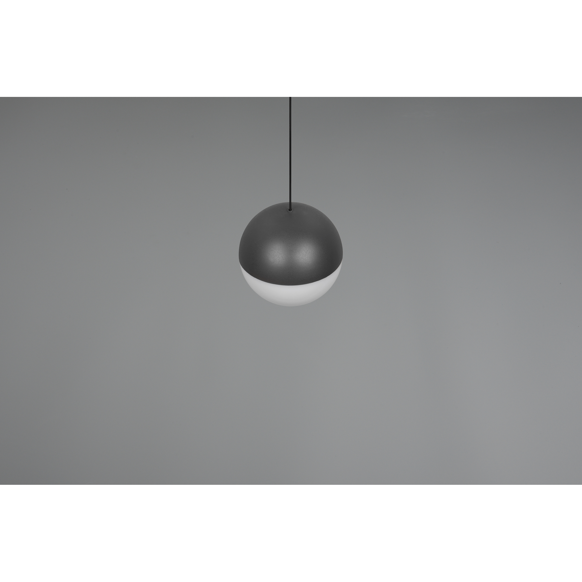 Pendelleuchte 'Senta' anthrazit Ø 12 cm