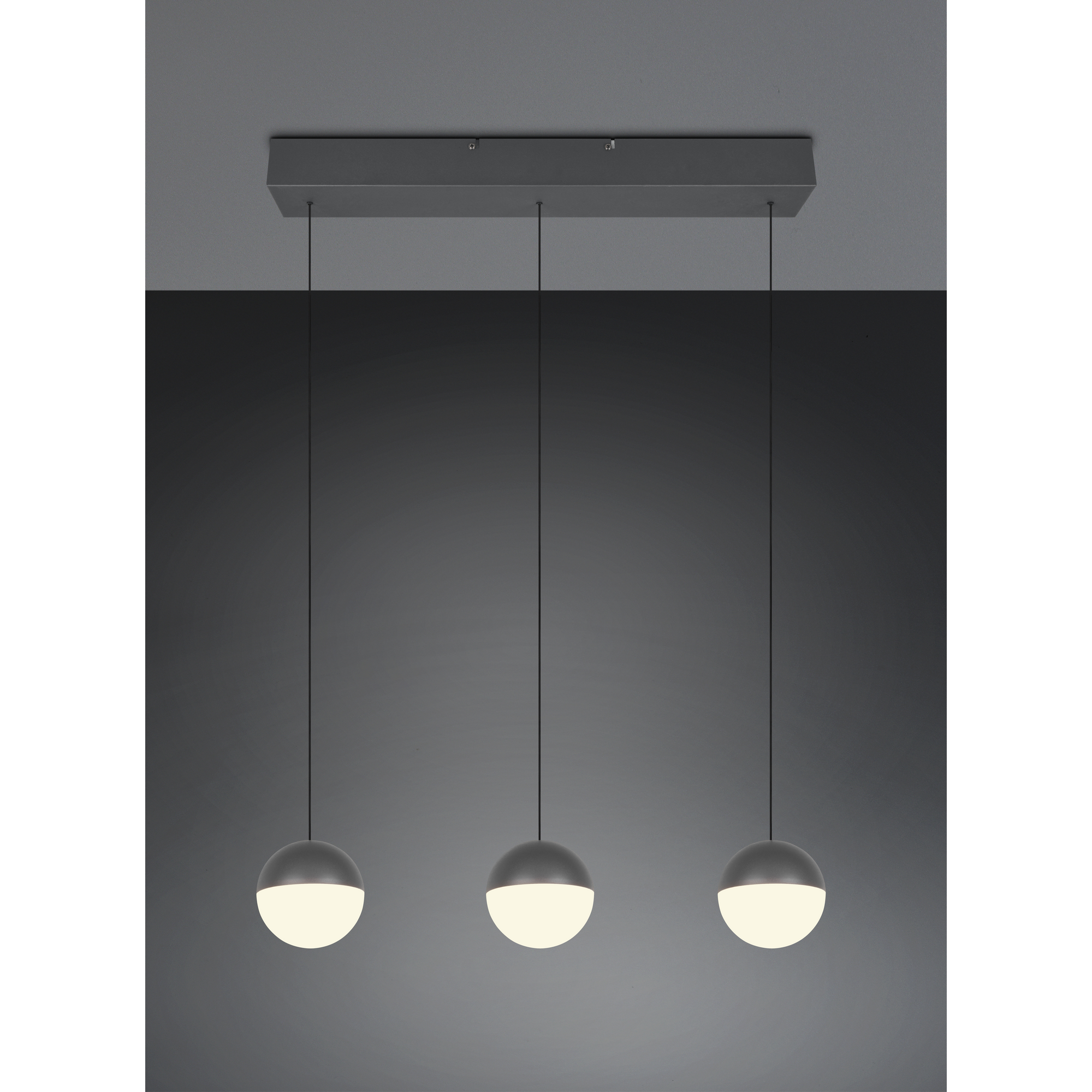 Pendelleuchte 'Senta' anthrazit Ø 62 cm