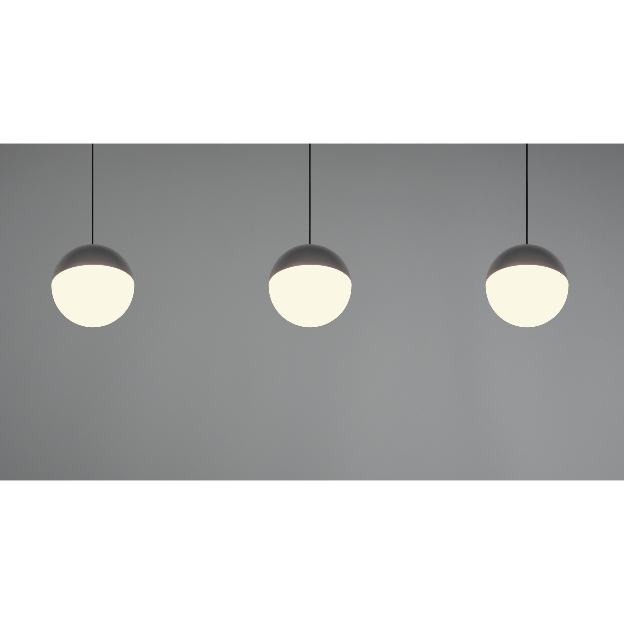 Pendelleuchte 'Senta' anthrazit Ø 62 cm