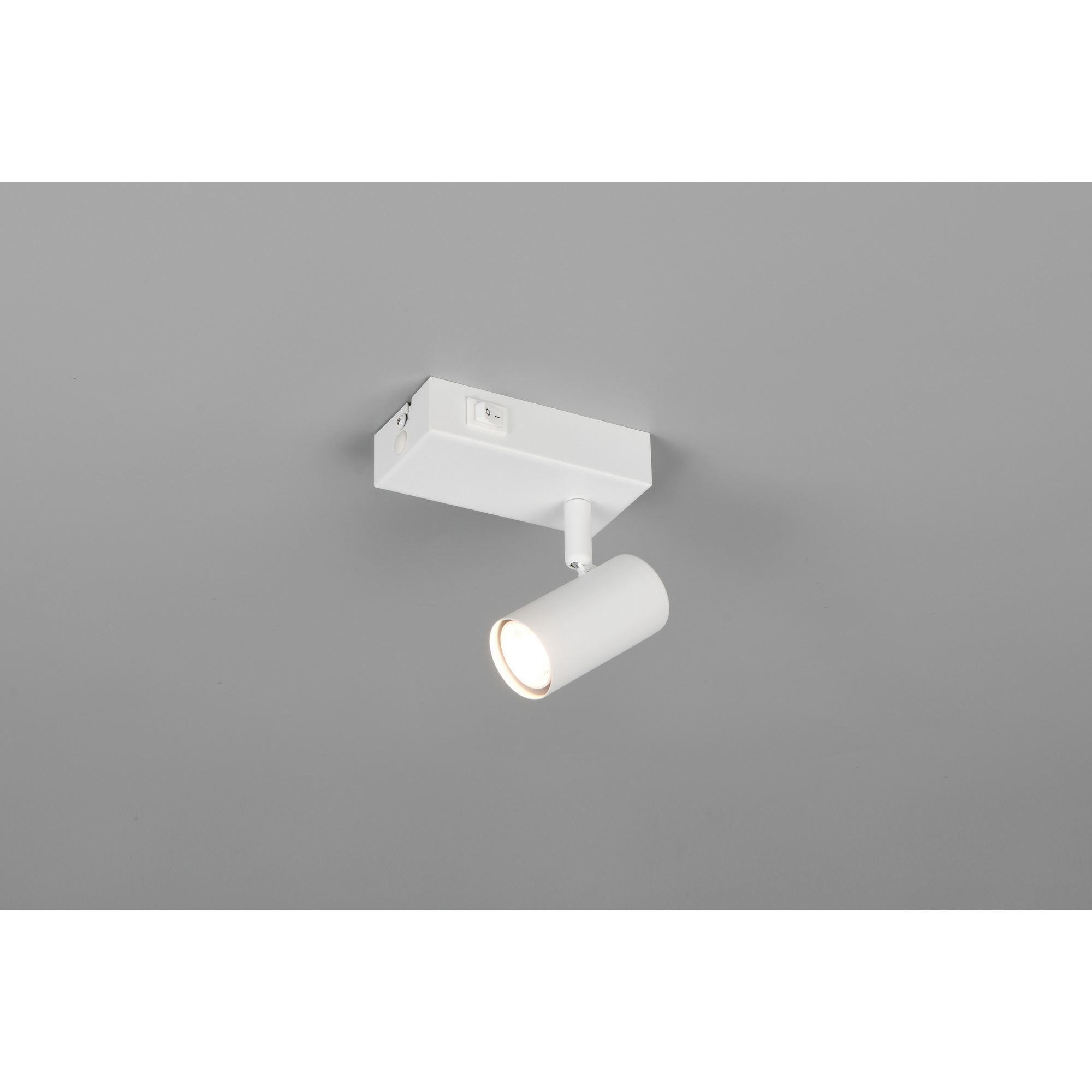 Strahler 'Taryn' mattweiß 14 x 14 x 6 cm