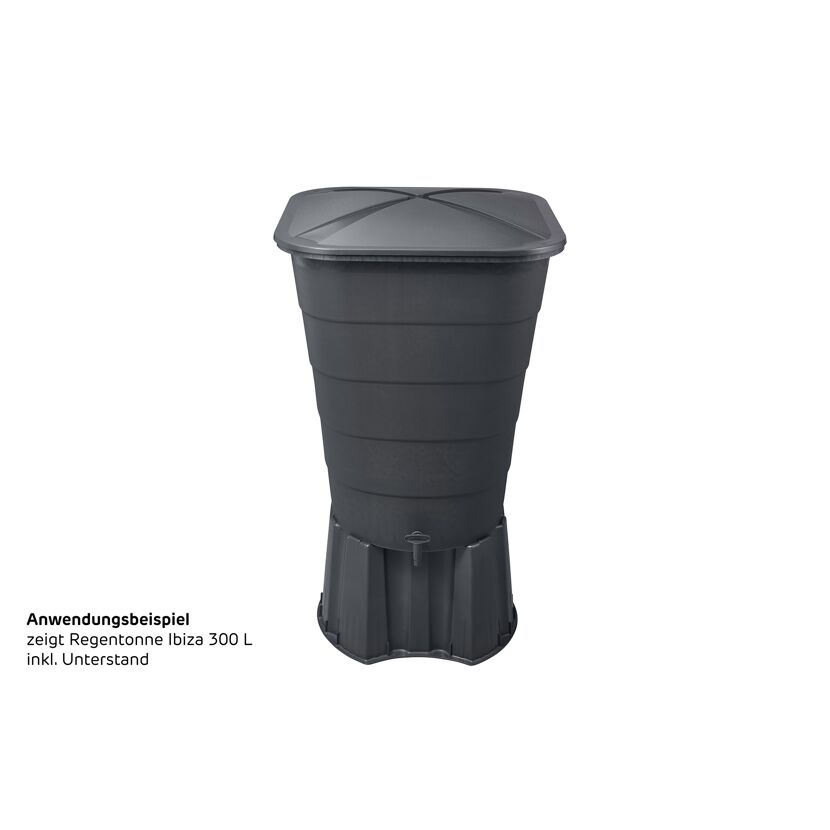 Regentonnen-Unterstand graphite grey passend für 203 l, 210 l und 300 l