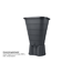 Regentonnen-Unterstand graphite grey passend für 203 l, 210 l und 300 l