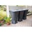 Regentonnen-Unterstand graphite grey passend für 203 l, 210 l und 300 l