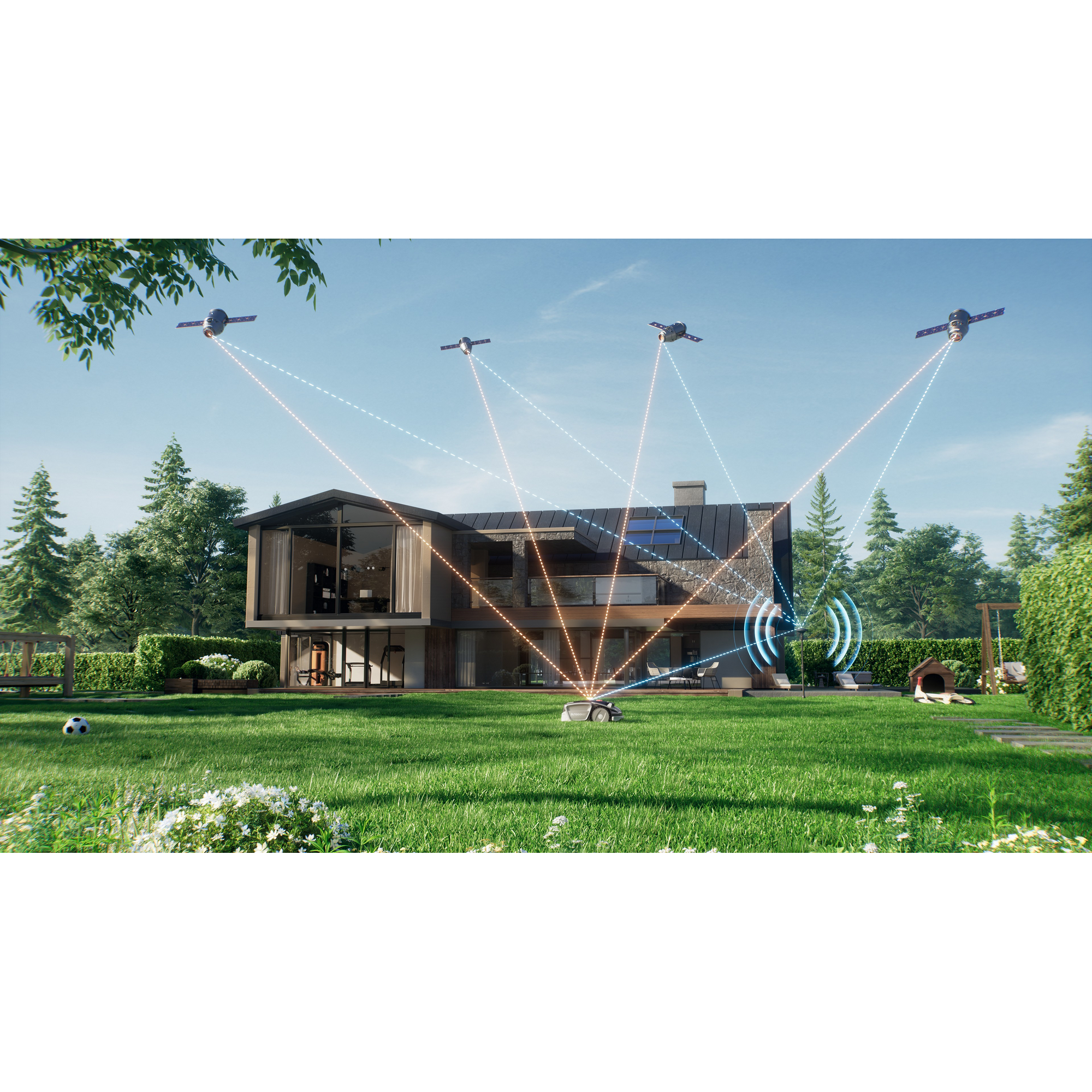 Mähroboter 'S3' mit Vision-AI-RTK bis 800 m²