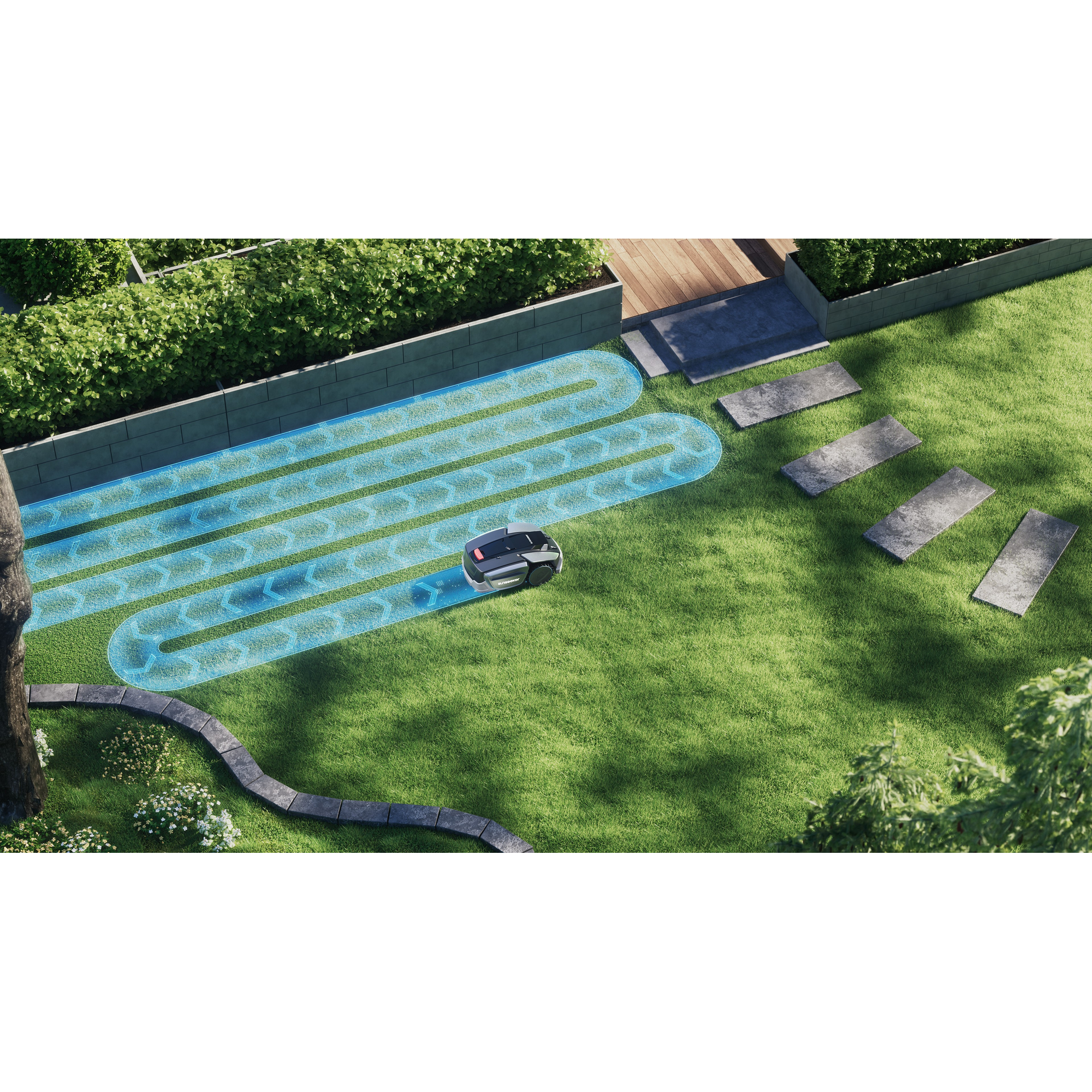 Mähroboter 'S5' mit Vision-AI-RTK bis 1600 m²