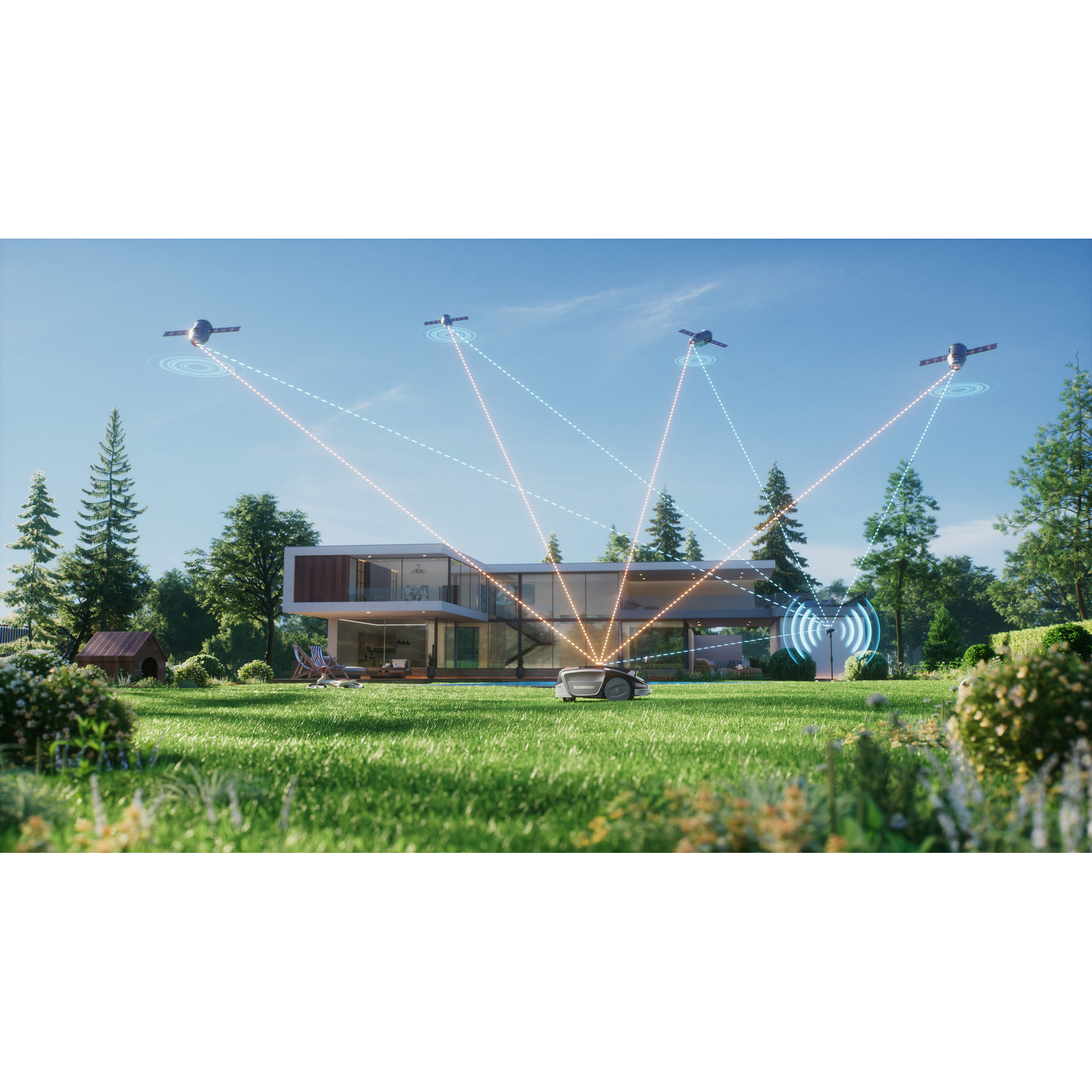 Mähroboter 'S5' mit Vision-AI-RTK bis 1600 m²