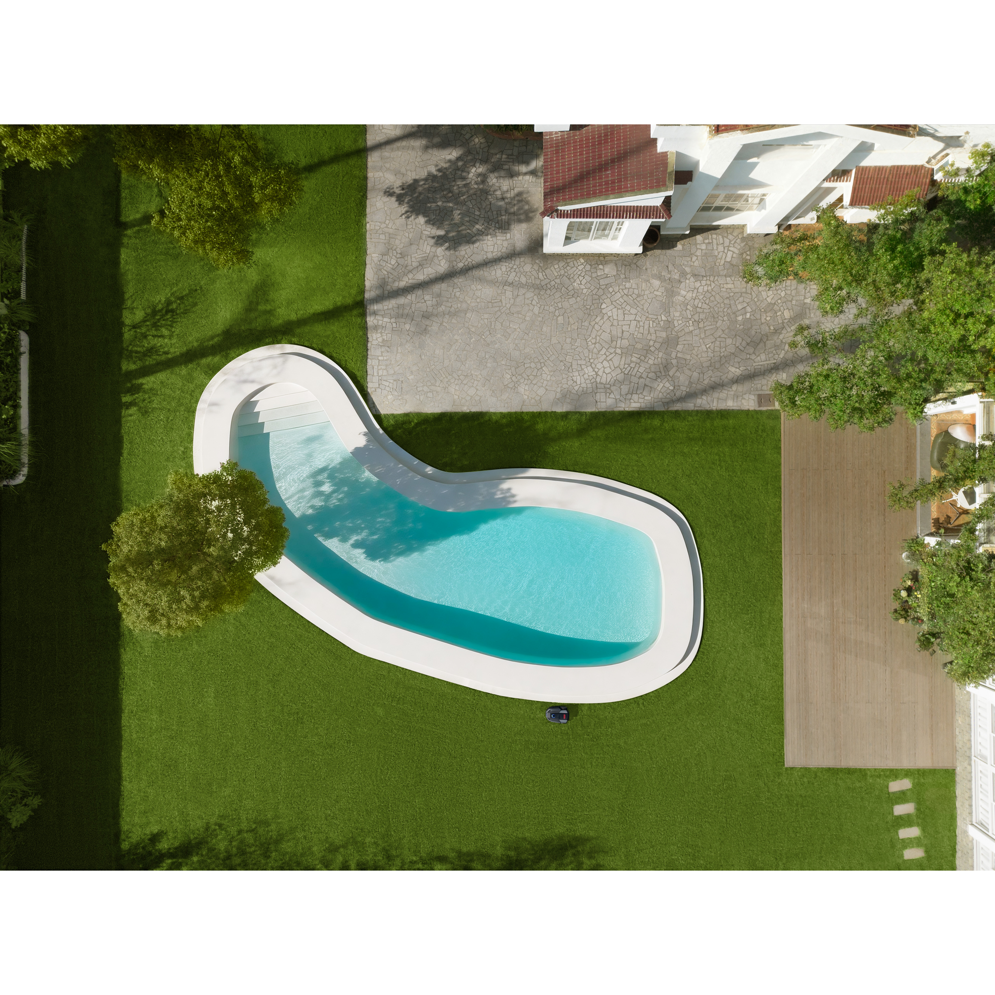 Mähroboter 'S4' mit LiDAR-360°-3D bis 1000 m²