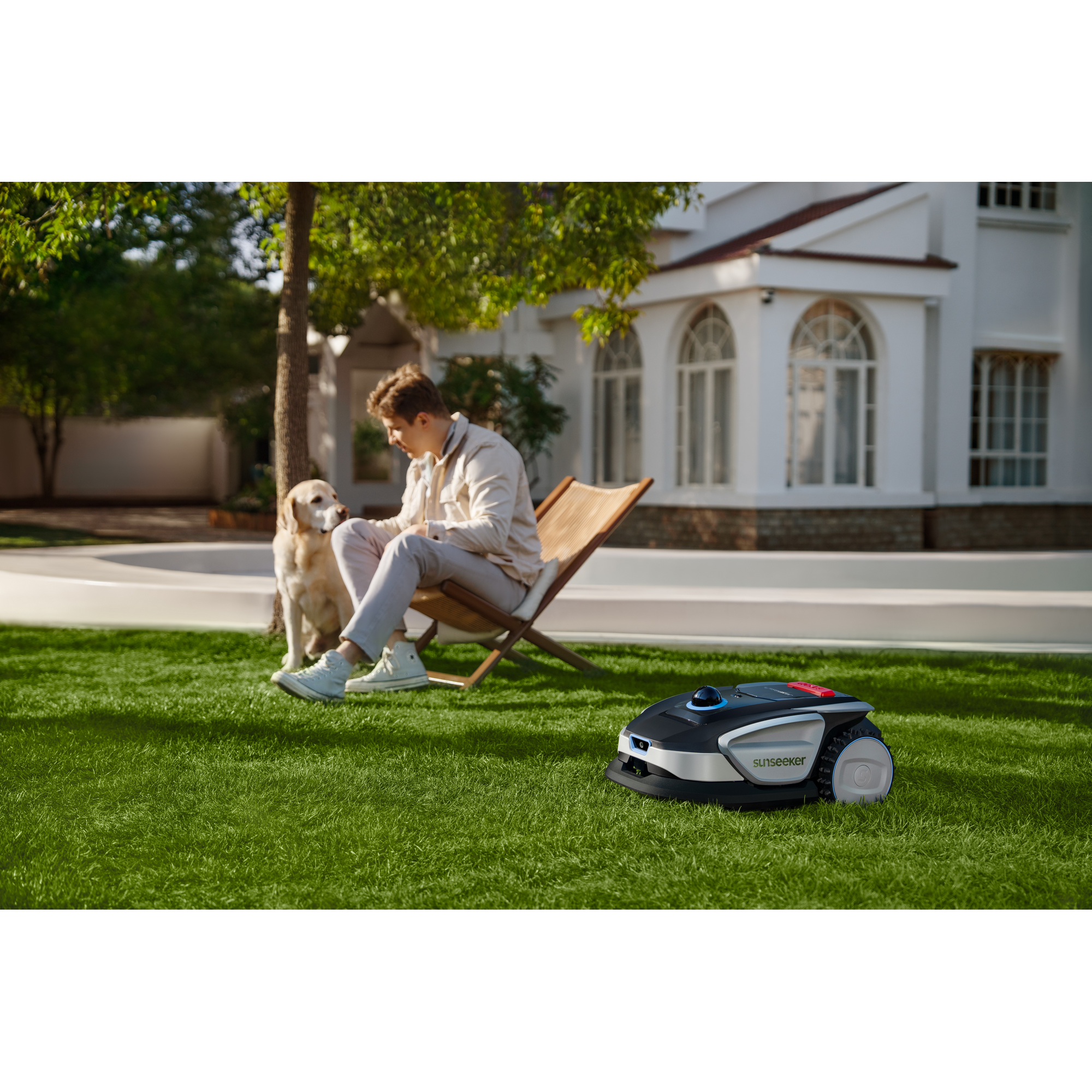 Mähroboter 'S4' mit LiDAR-360°-3D bis 1000 m²