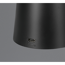 Tischleuchte 'Martini' mattschwarz Ø 9 x 33 cm