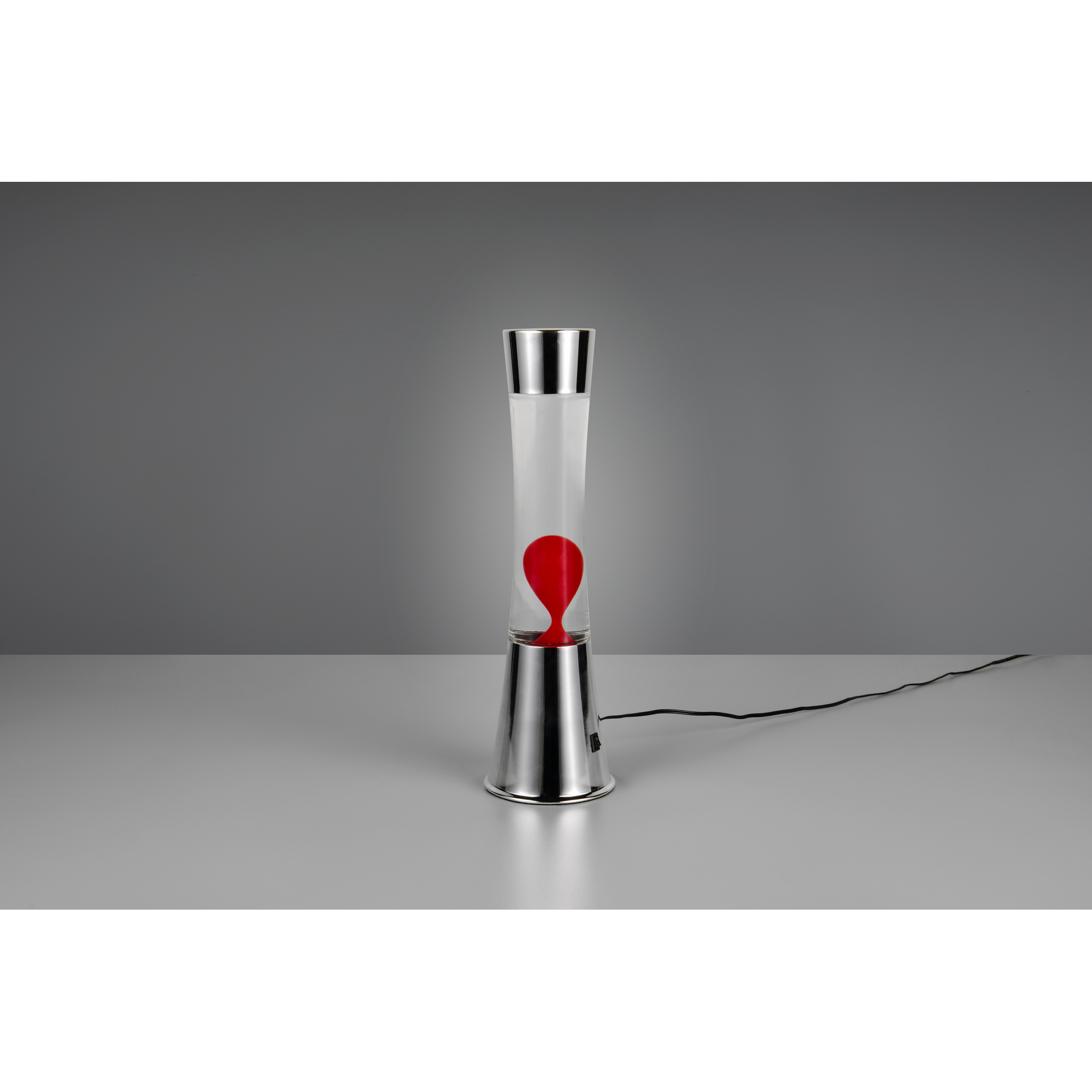 Tischleuchte 'Etna' silberfarben Ø 11,5 x 39,5 cm