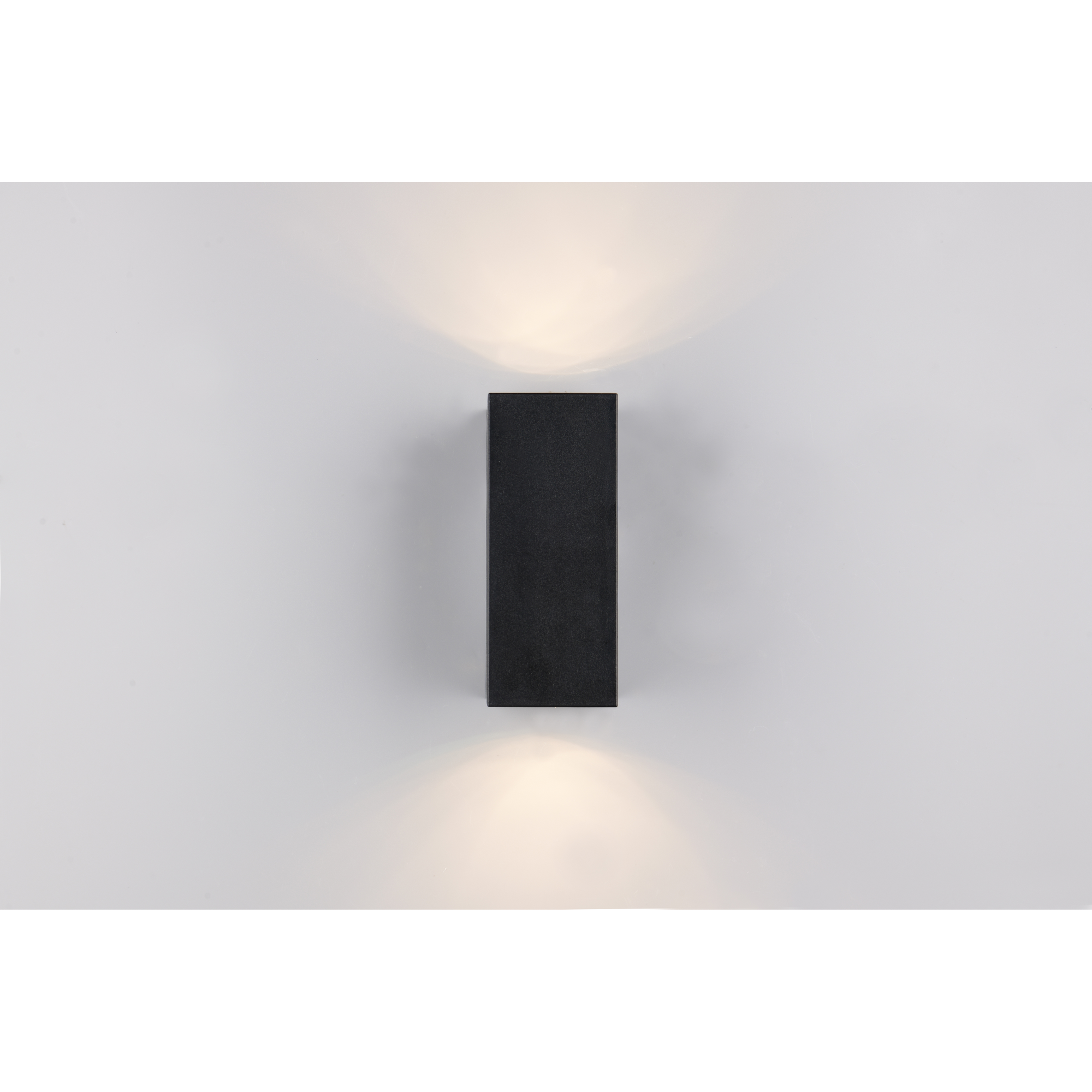 Wandleuchte 'Soria' mattschwarz 10 x 10 cm