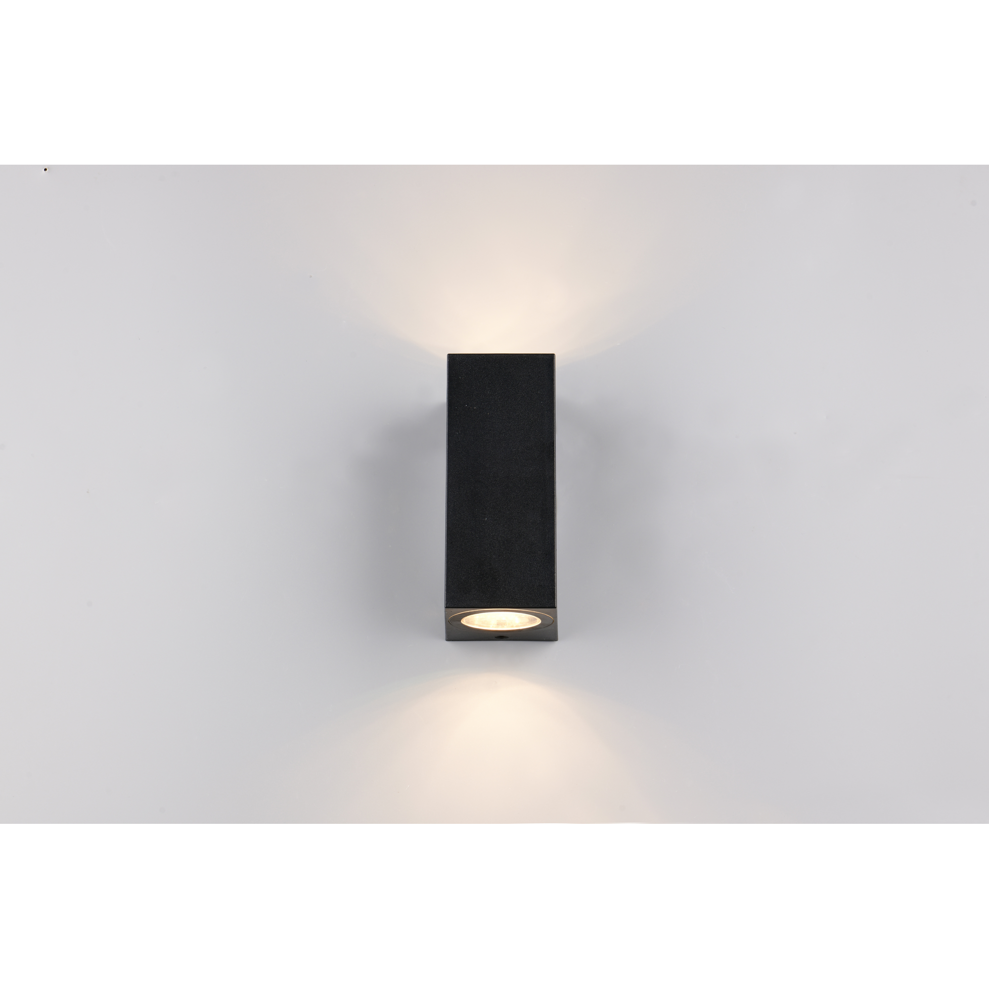 Wandleuchte 'Soria' mattschwarz 10 x 10 cm