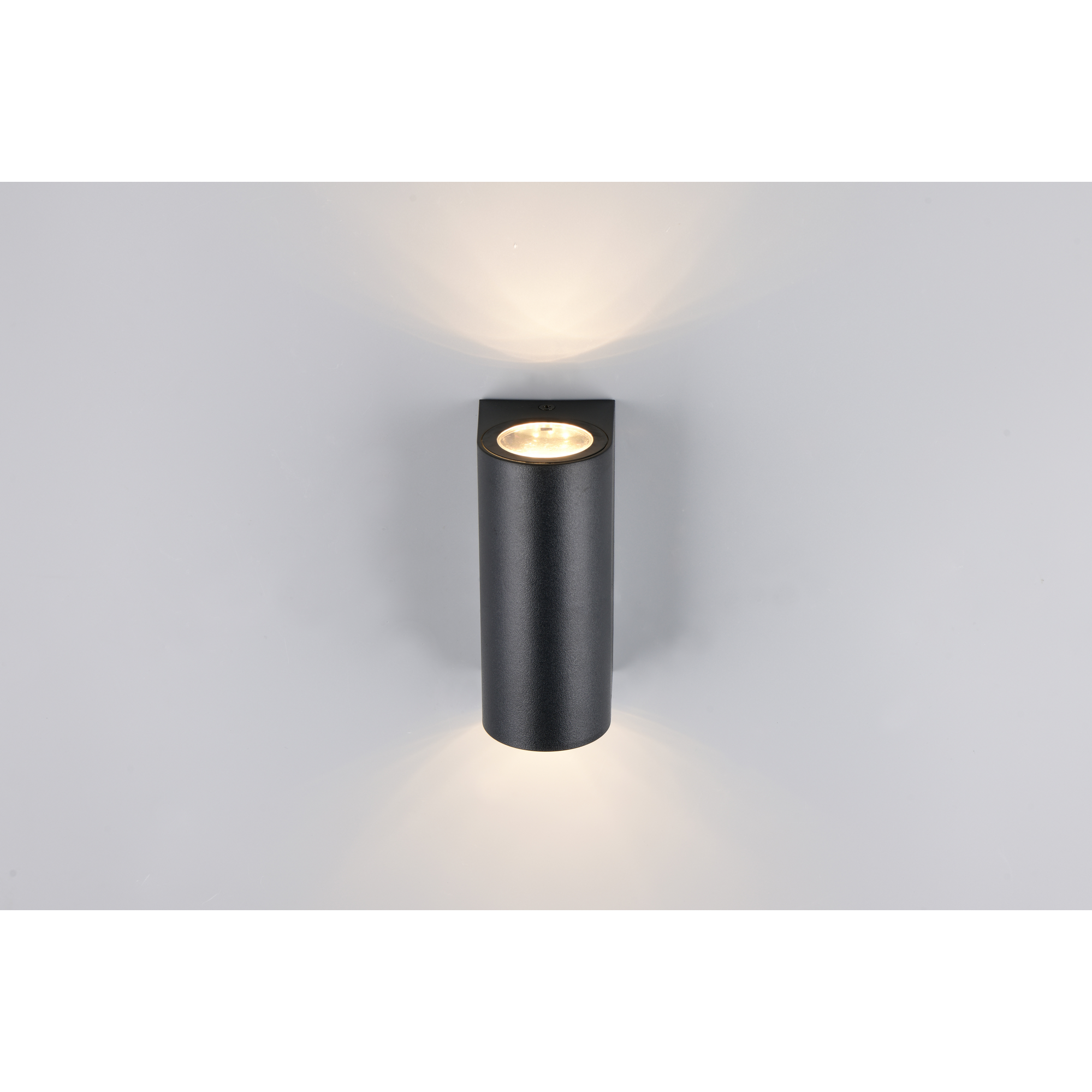 Wandleuchte 'Soria' mattschwarz 7 x 15,5 x 9 cm