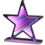LED-Wandleuchte 'Etoile' 1,8 W 20 x 20 x 6 cm