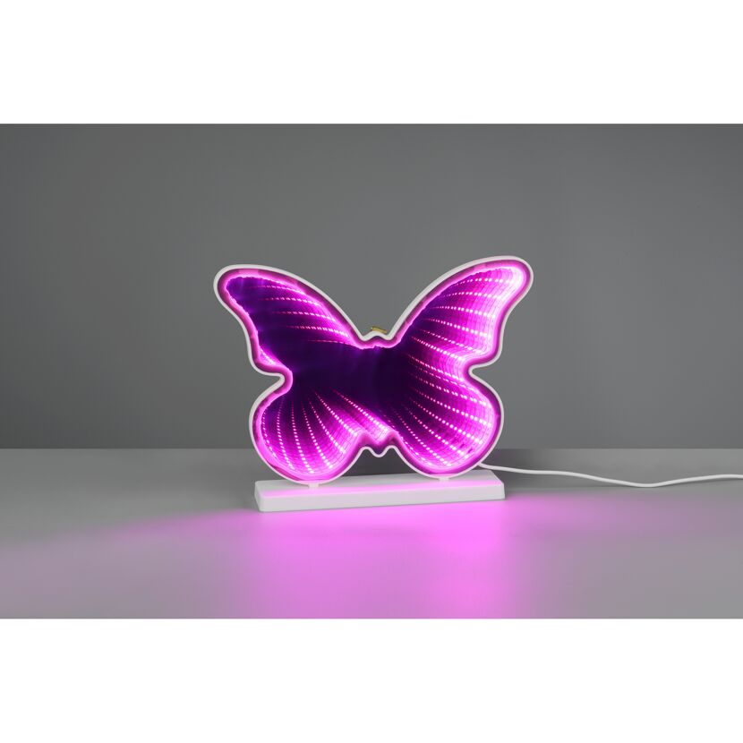 Wandleuchte 'Papillon' weiß 27 x 26 x 6 cm
