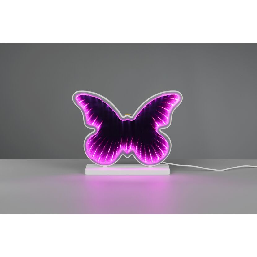 Wandleuchte 'Papillon' weiß 27 x 26 x 6 cm