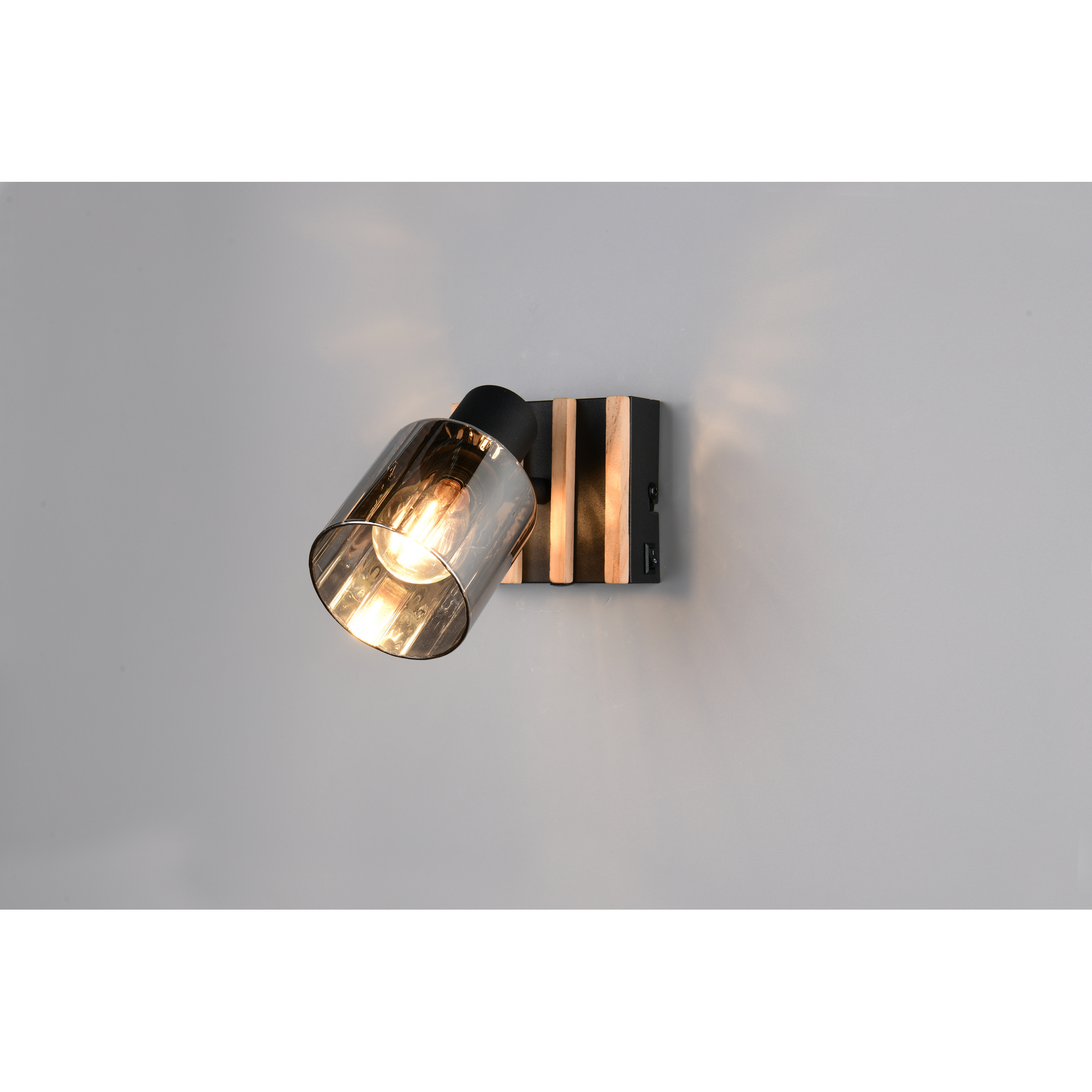 Strahler 'Travia' mattschwarz 10 x 19 x 12,5 cm