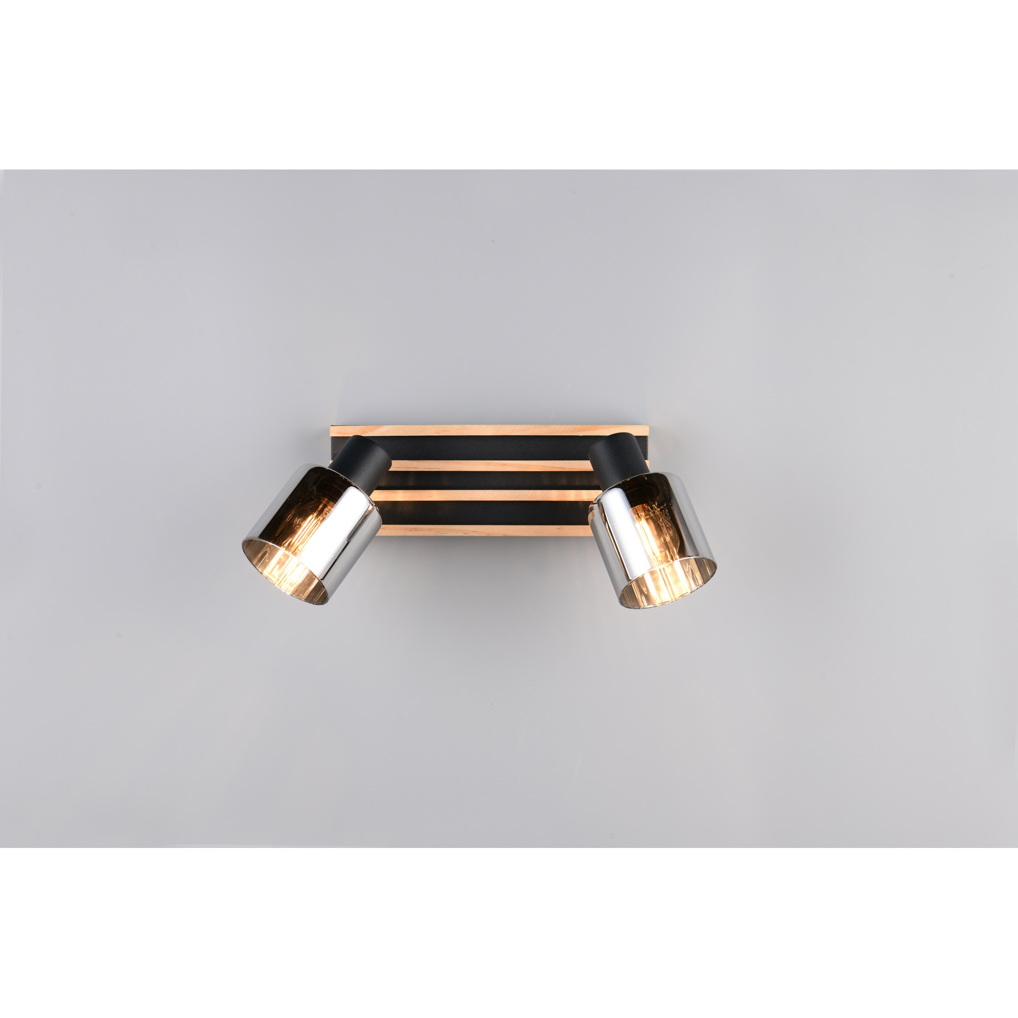 Strahler 'Travia' mattschwarz 38,5 x 19 x 9 cm