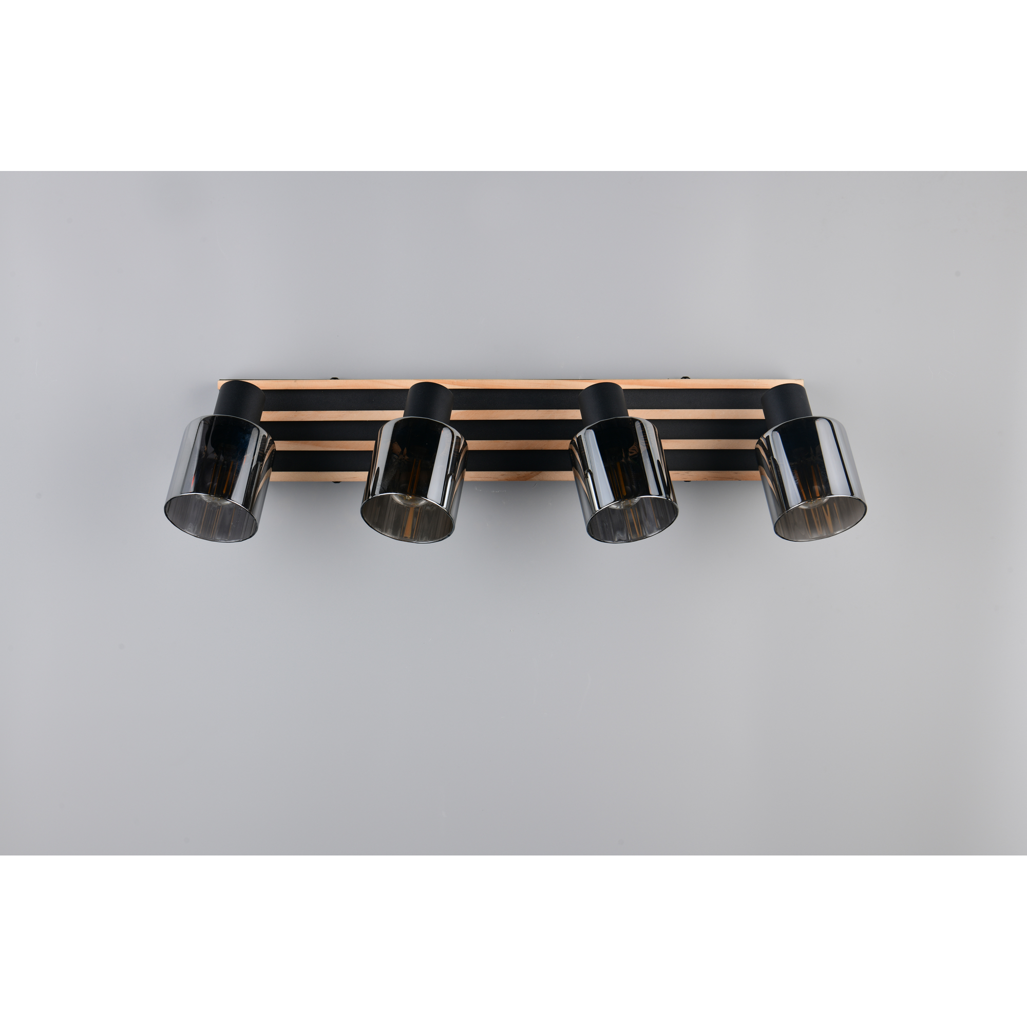 Strahler 'Travia' mattschwarz 64,5 x 19 x 9 cm