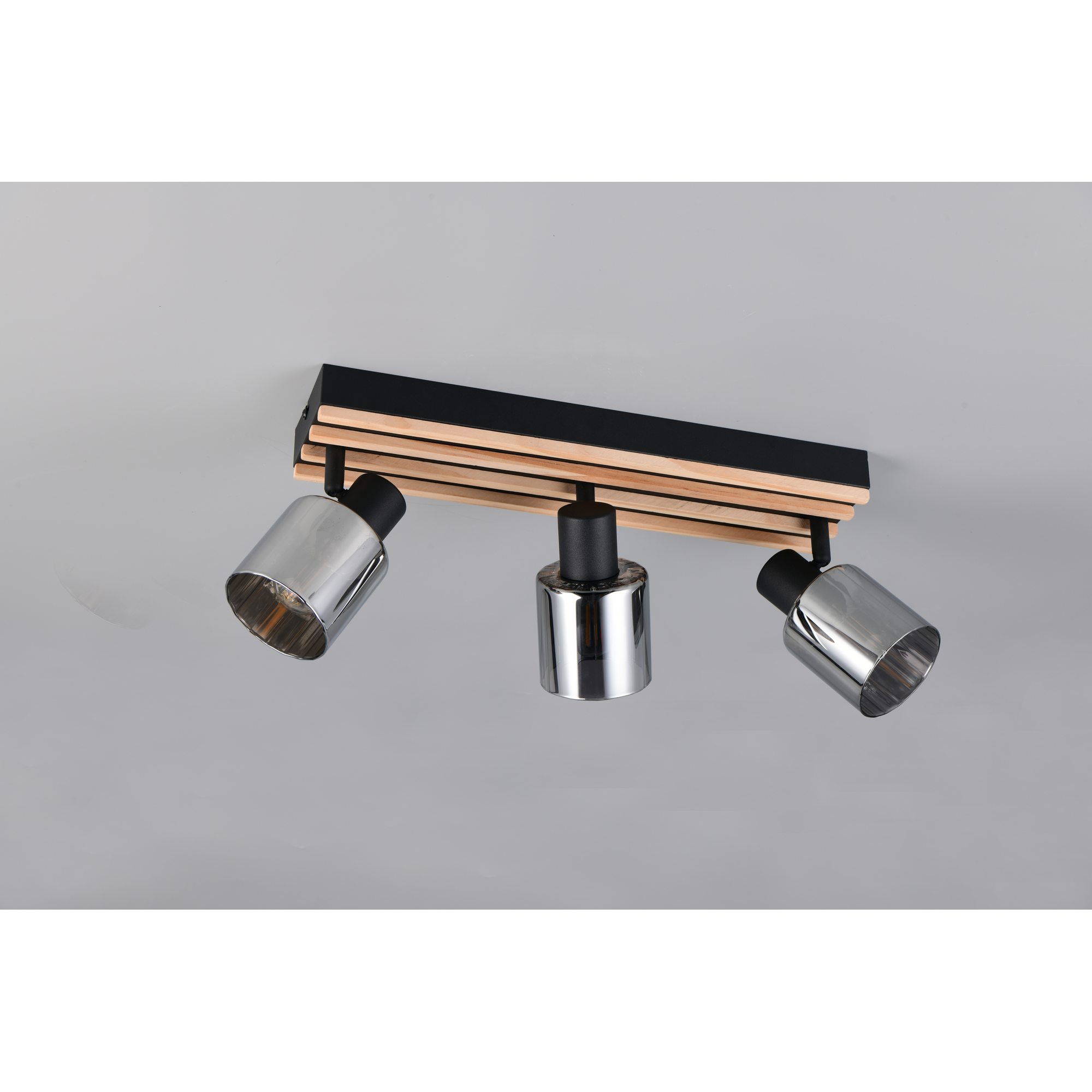 Strahler 'Travia' mattschwarz 52,5 x 19 x 9 cm