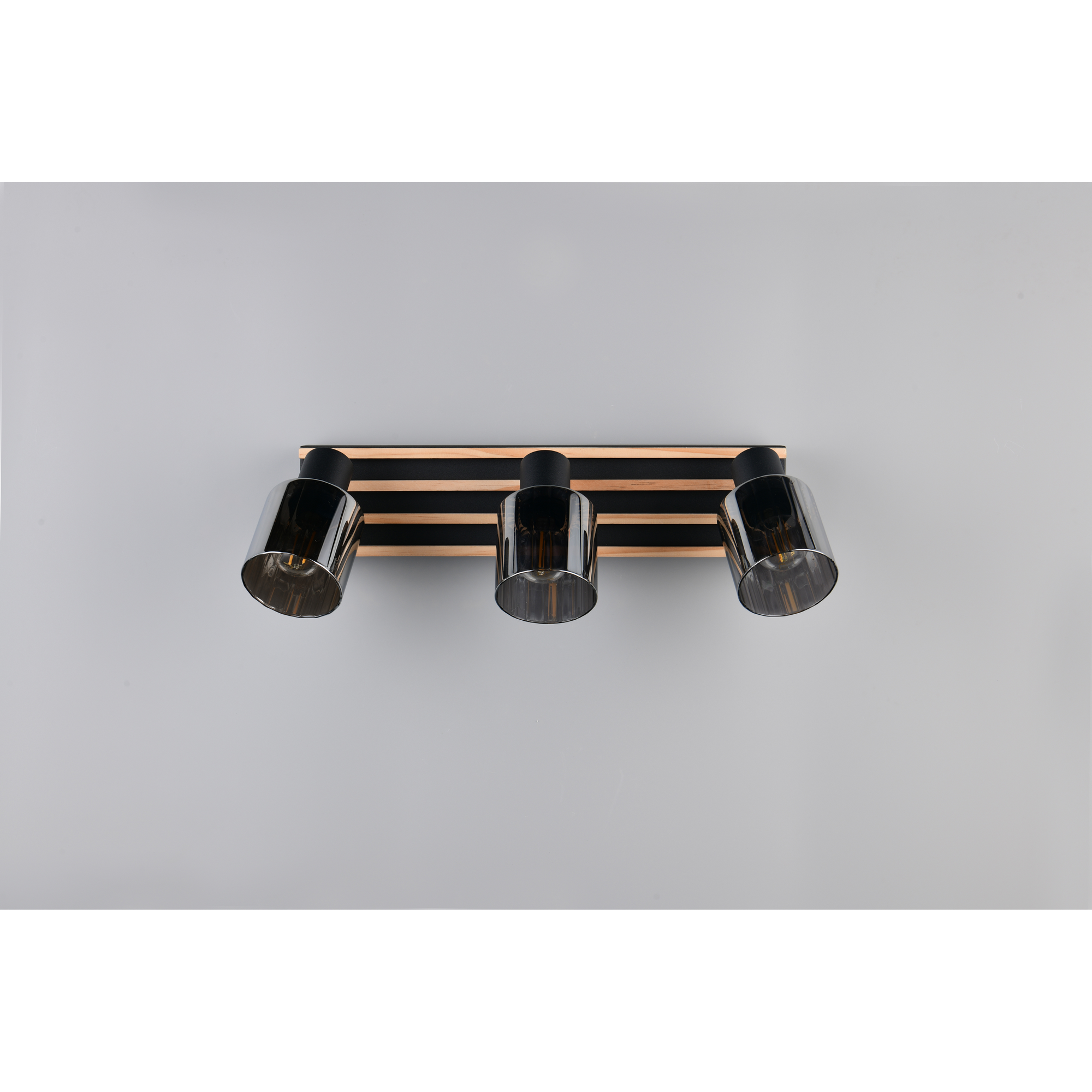 Strahler 'Travia' mattschwarz 52,5 x 19 x 9 cm