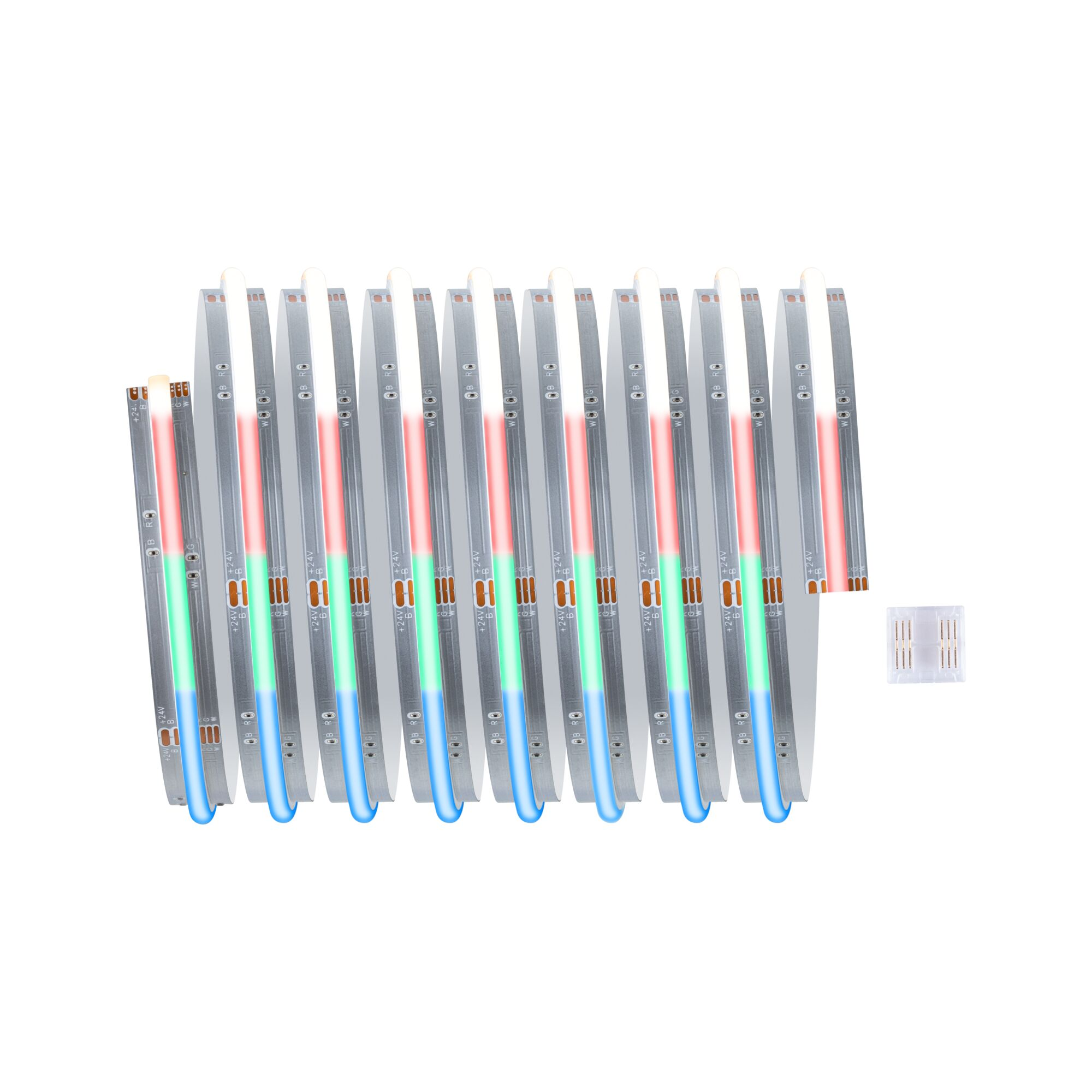 LED-Streifen 'MaxLED 1000' chromfarben 2,5 m 24 W