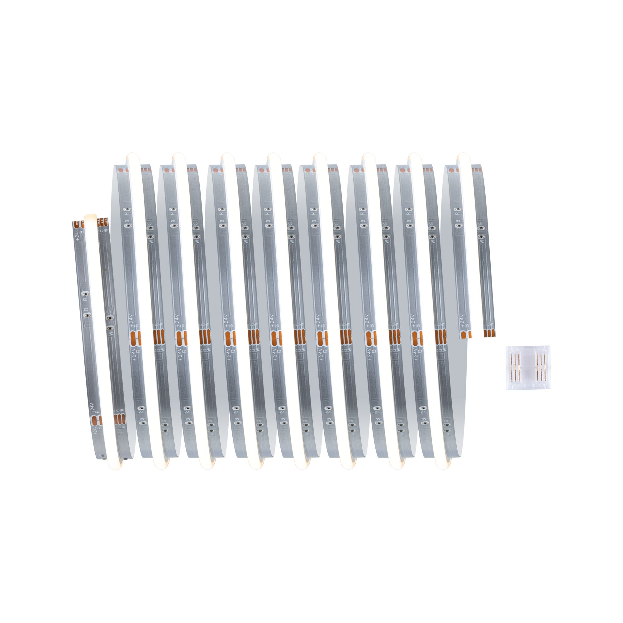 LED-Streifen 'MaxLED 1000' chromfarben 2,5 m 24 W