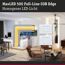 Eckelement 'MaxLED 500' chromfarben 90° 2700-6500 K 0,35 W 24 V