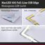 Eckelement 'MaxLED 500' chromfarben 90° 2700-6500 K 0,35 W 24 V