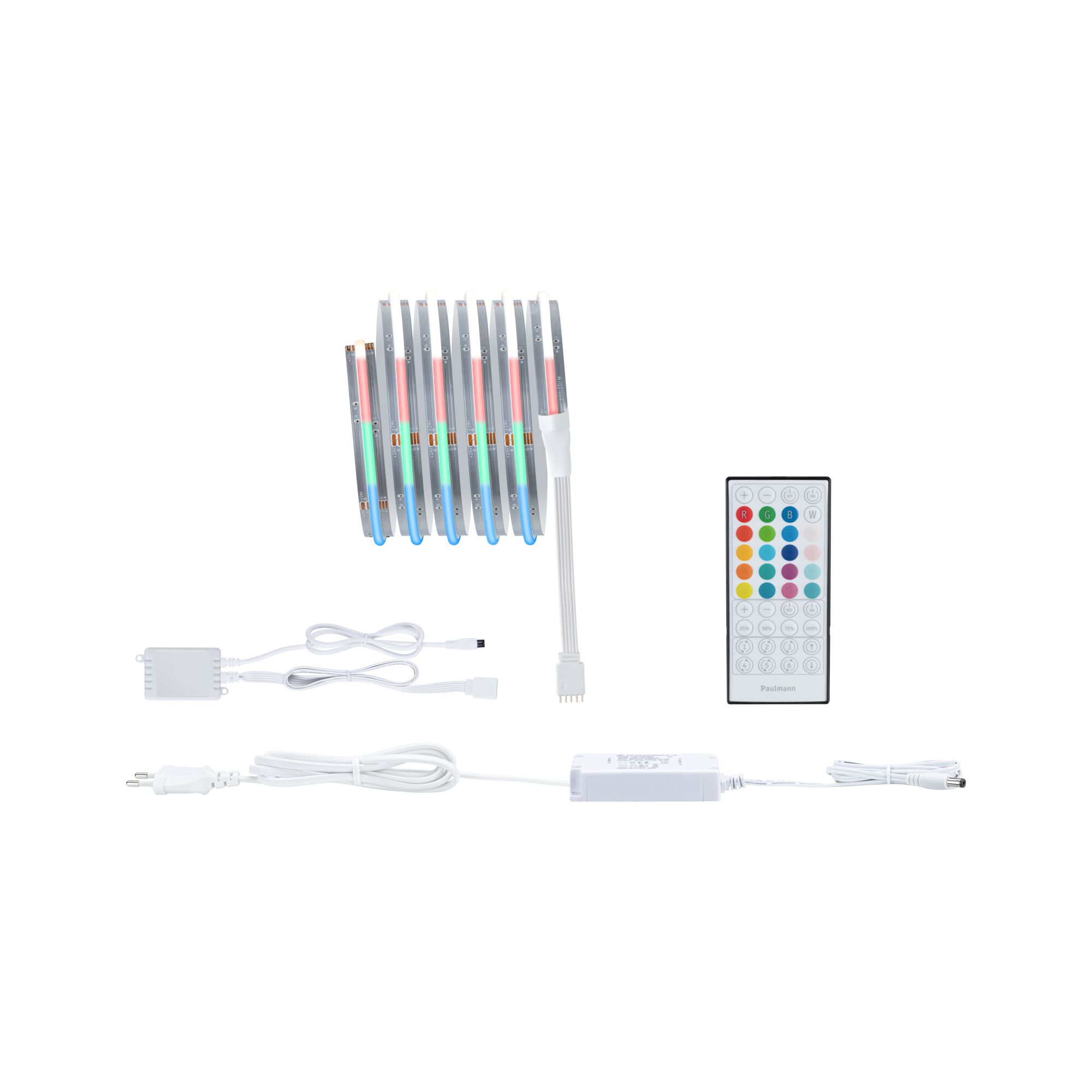 LED-Streifen 'MaxLED 500' chromfarben 1,5 m 10 W