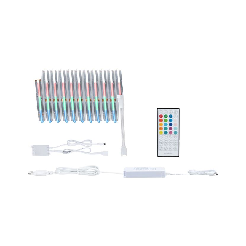 LED-Streifen 'MaxLED 500' chromfarben 3 m 18 W