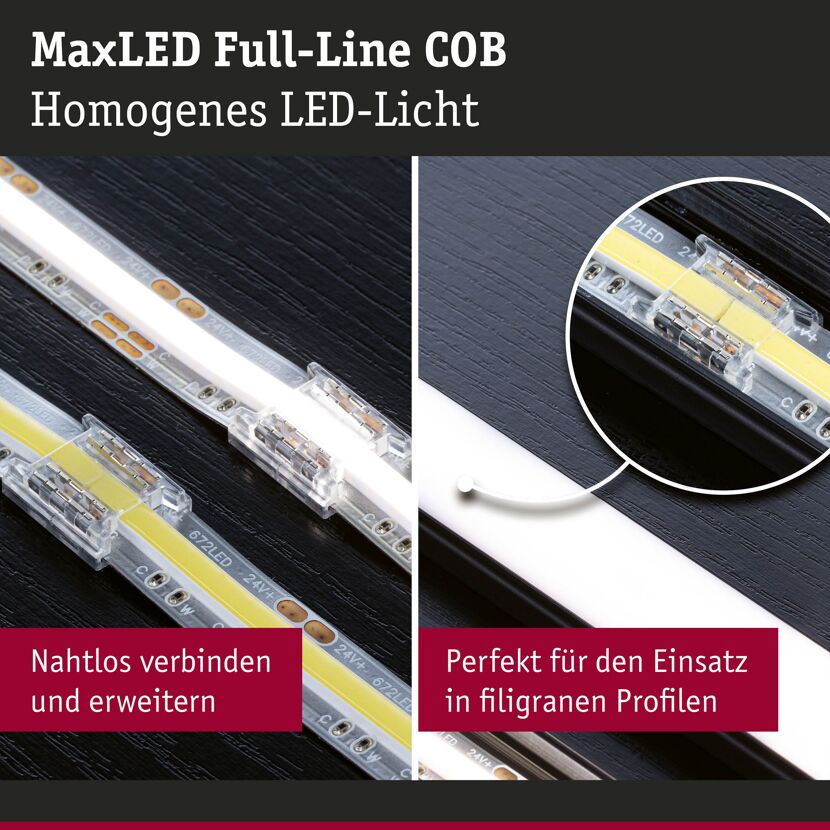 Verbinderset 'MaxLED' tunable white 96 W 6-teilig