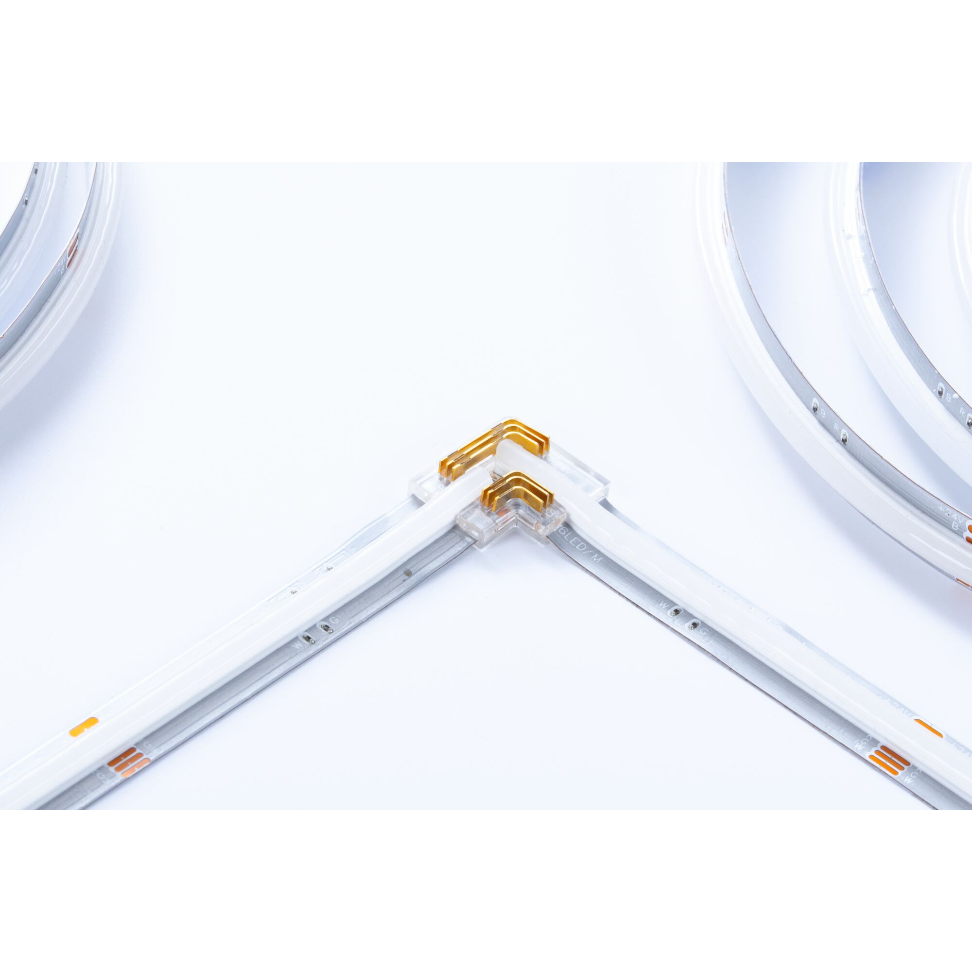 Eckelement 'MaxLED' transparent 90° 3000 K 144 W 2 Stück