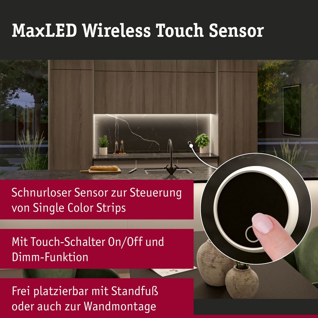 Sensor-Erweiterung 'MaxLED' weiß, schwarz 3 V