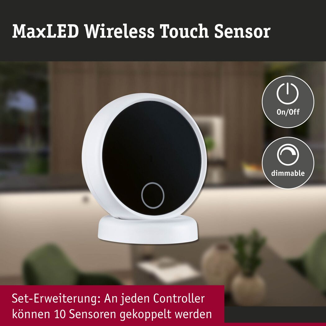 Sensor-Erweiterung 'MaxLED' weiß, schwarz 3 V