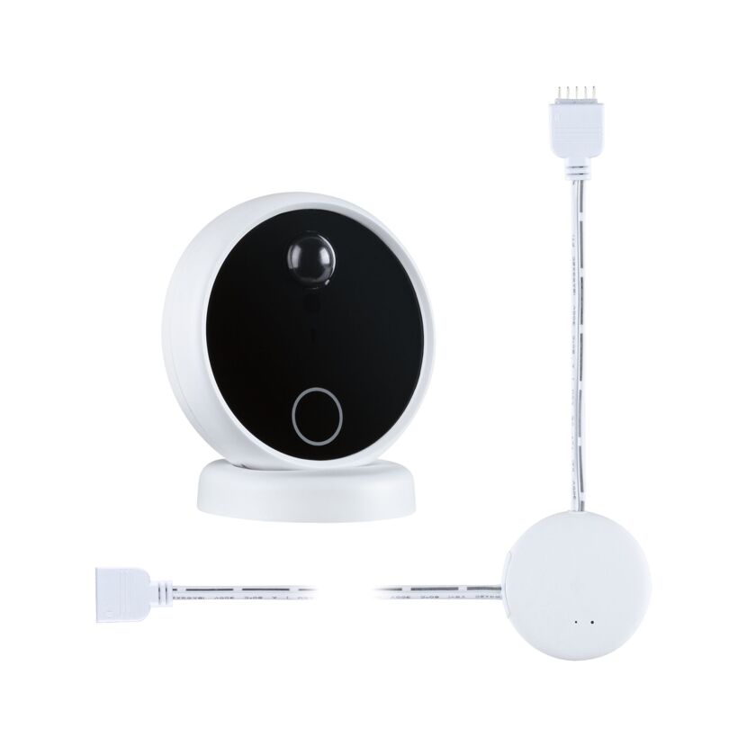 Sensor-Basisset 'MaxLED' mit PIR-Sensor weiß, schwarz 24 V mit Empfänger