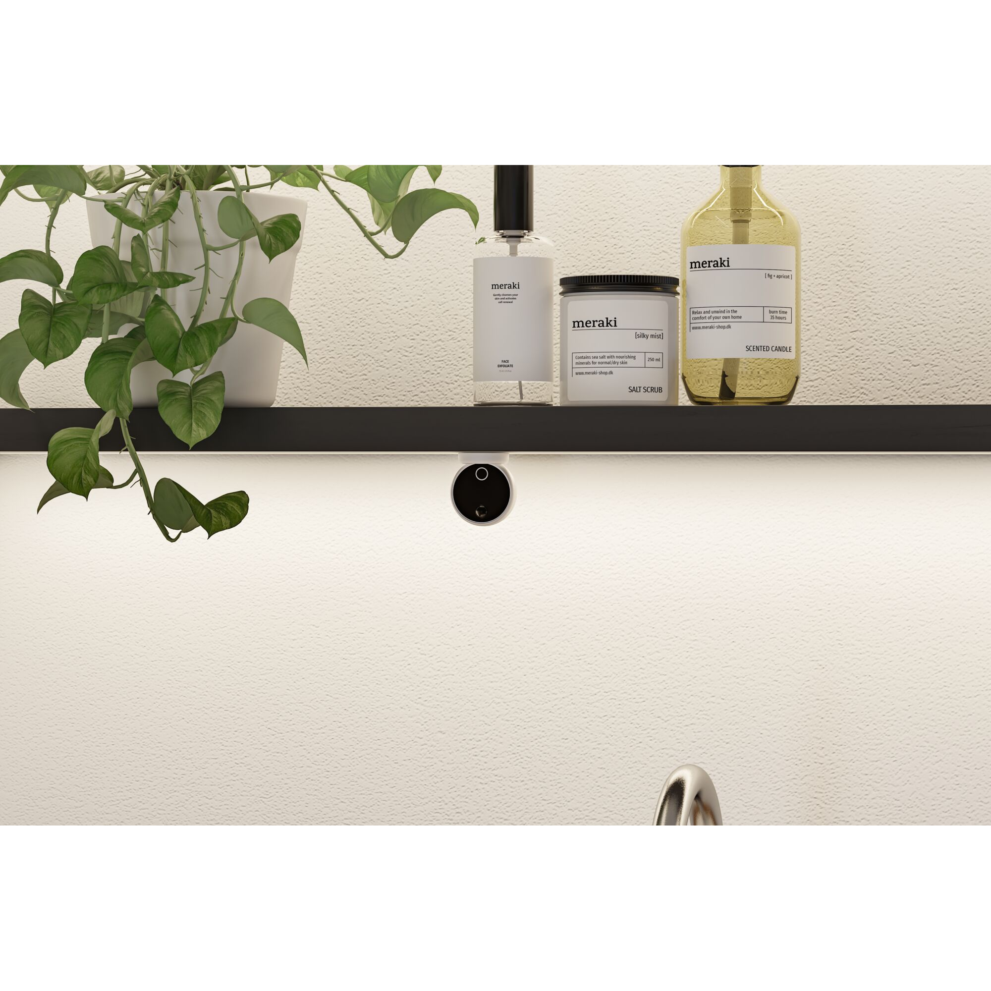 Sensor-Basisset 'MaxLED' mit PIR-Sensor weiß, schwarz 24 V mit Empfänger