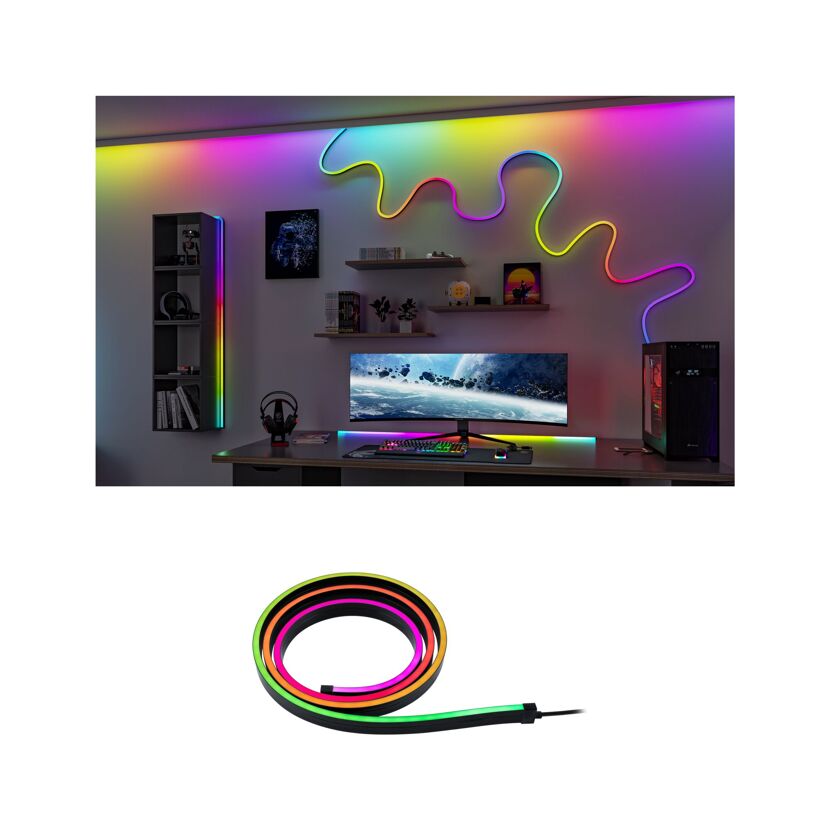 LED-Streifen 'EntertainLED' schwarz 1,5 m 3 W